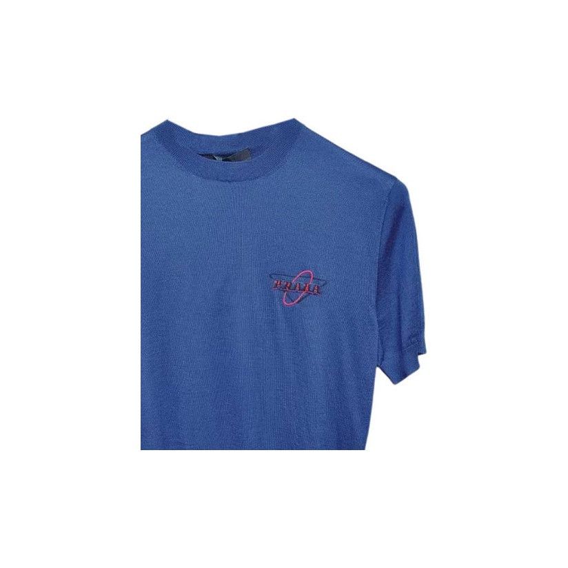 Prada Prada Logo Embroidered Knit T-Shirt Size 48 Size US M / EU 48-50 / 2 - 8 Thumbnail