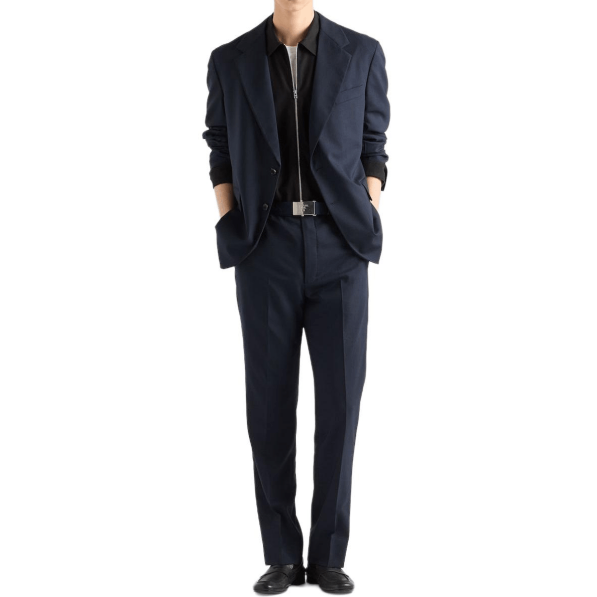 Prada Prada Zip-Up Cotton Shirt Size L Size US L / EU 52-54 / 3 - 7 Thumbnail