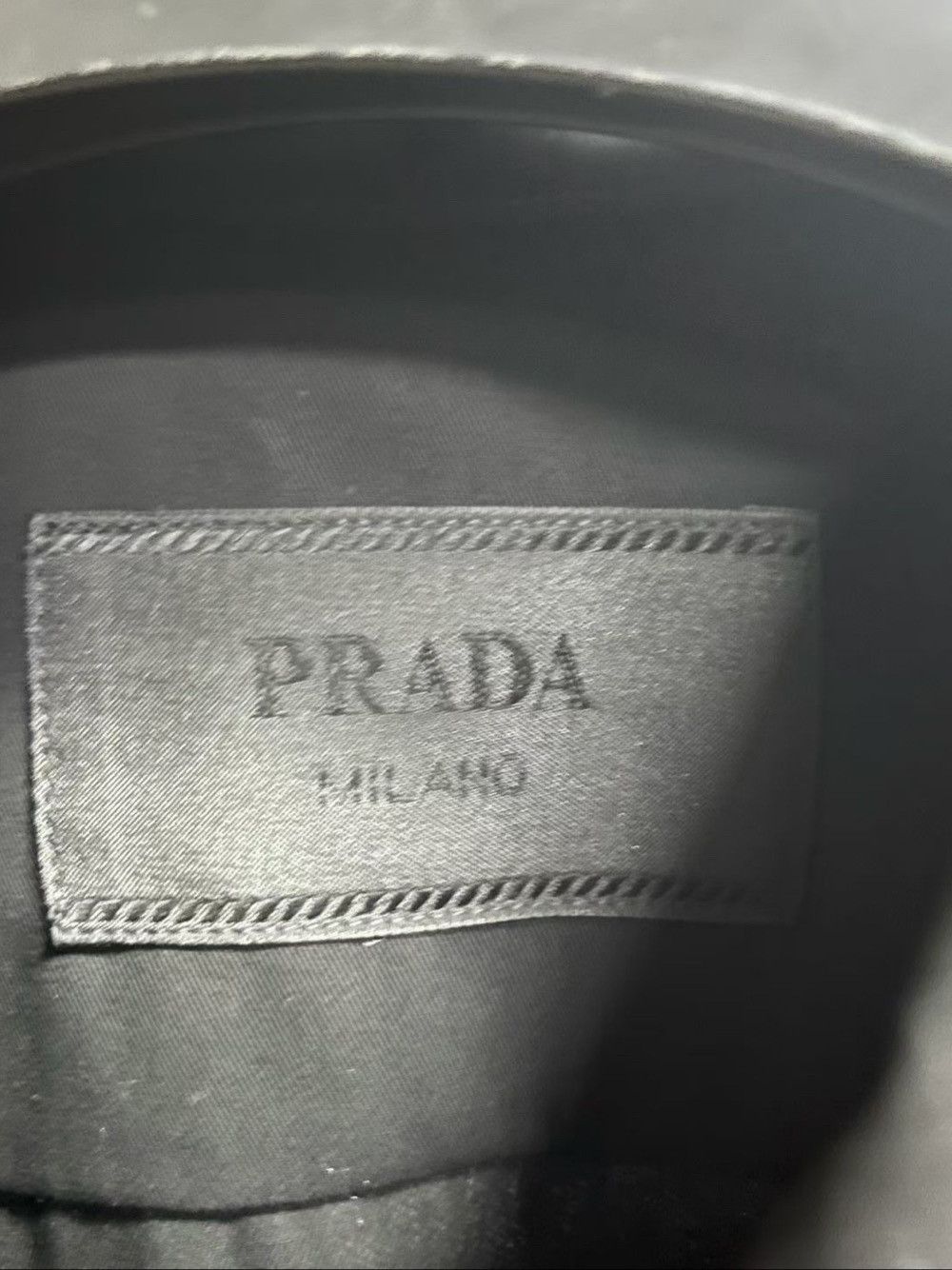 Prada Prada Zip-Up Cotton Shirt Size L Size US L / EU 52-54 / 3 - 3 Thumbnail