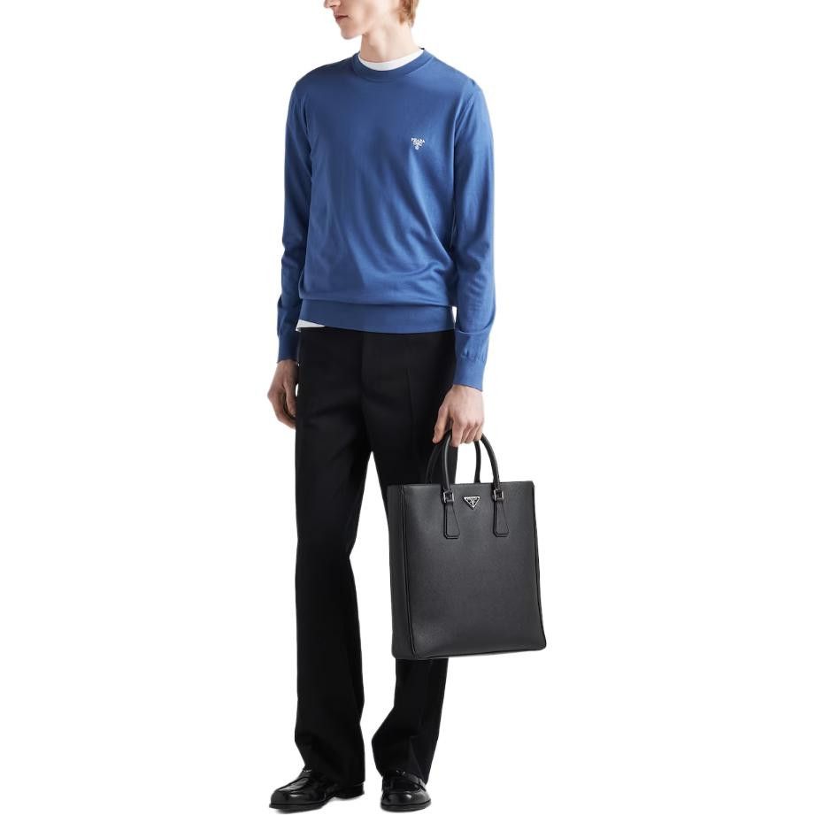 Prada Prada Logo Embroidery Sweater Size S Size US S / EU 44-46 / 1 - 7 Thumbnail