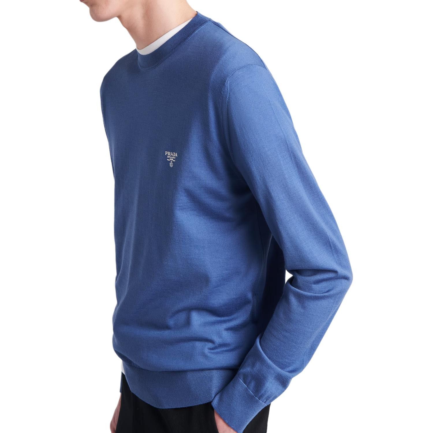 Prada Prada Logo Embroidery Sweater Size S Size US S / EU 44-46 / 1 - 9 Thumbnail