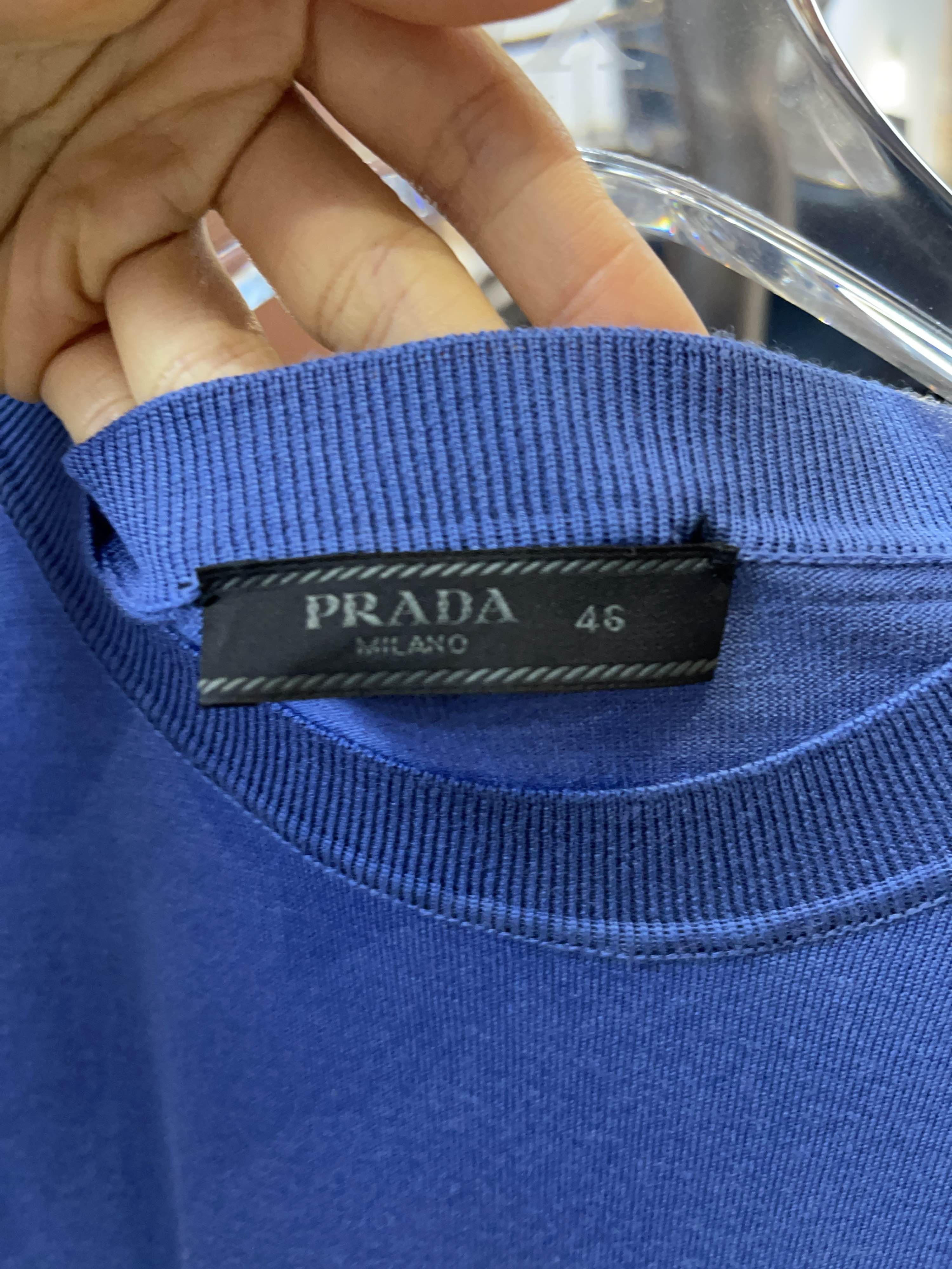 Prada Prada Logo Embroidery Sweater Size S Size US S / EU 44-46 / 1 - 3 Thumbnail