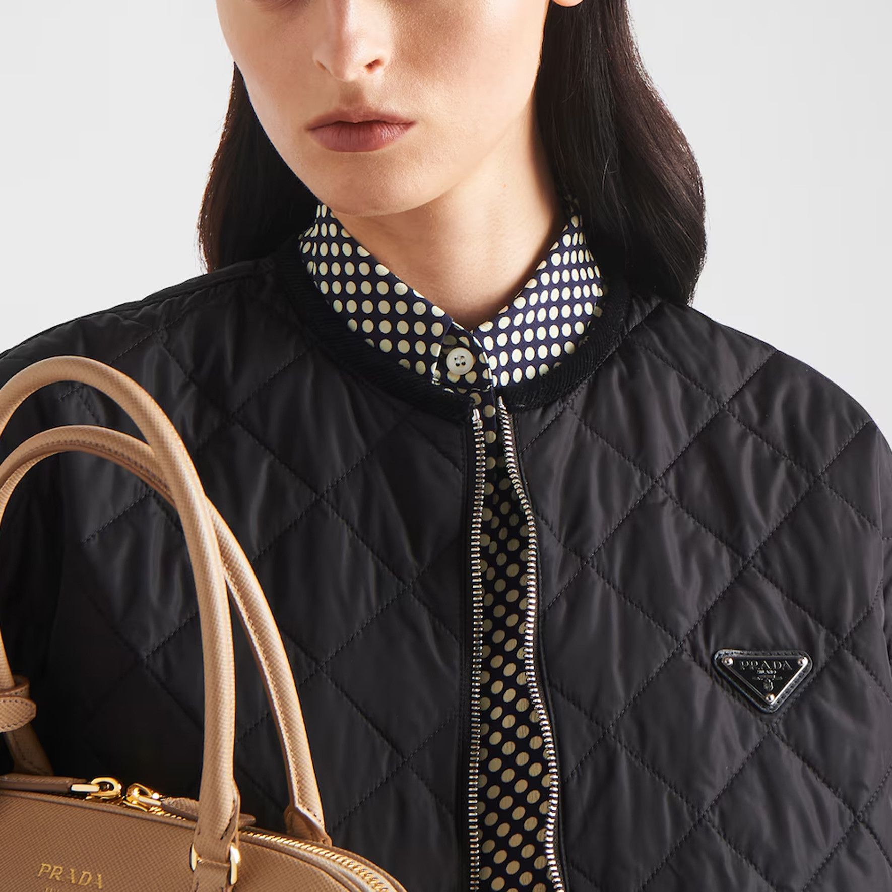 Prada Prada Quilted Logo Jacket Size 36 Size XS / US 0-2 / IT 36-38 - 9 Thumbnail