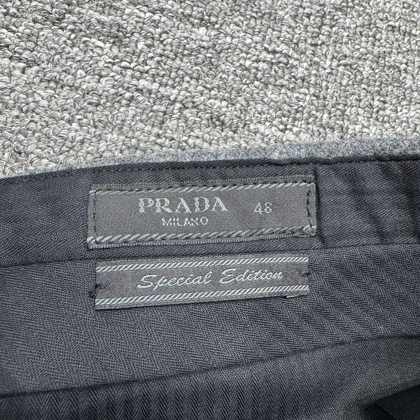 Prada Prada Special Edition Wool Trousers Size 32 Size US 32 / EU 48 - 3 Thumbnail