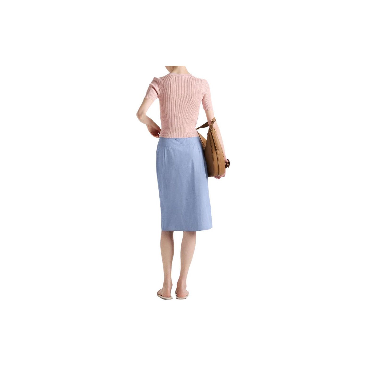 Prada Prada Pink Ribbed Zip Sweater Size 36 Size XS / US 0-2 / IT 36-38 - 7 Thumbnail