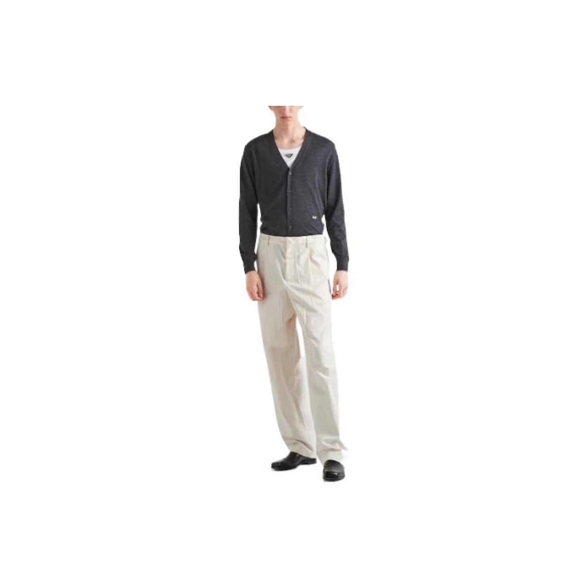 Prada Prada V-Neck Wool Cardigan Size 50 Size US M / EU 48-50 / 2 - 7 Thumbnail