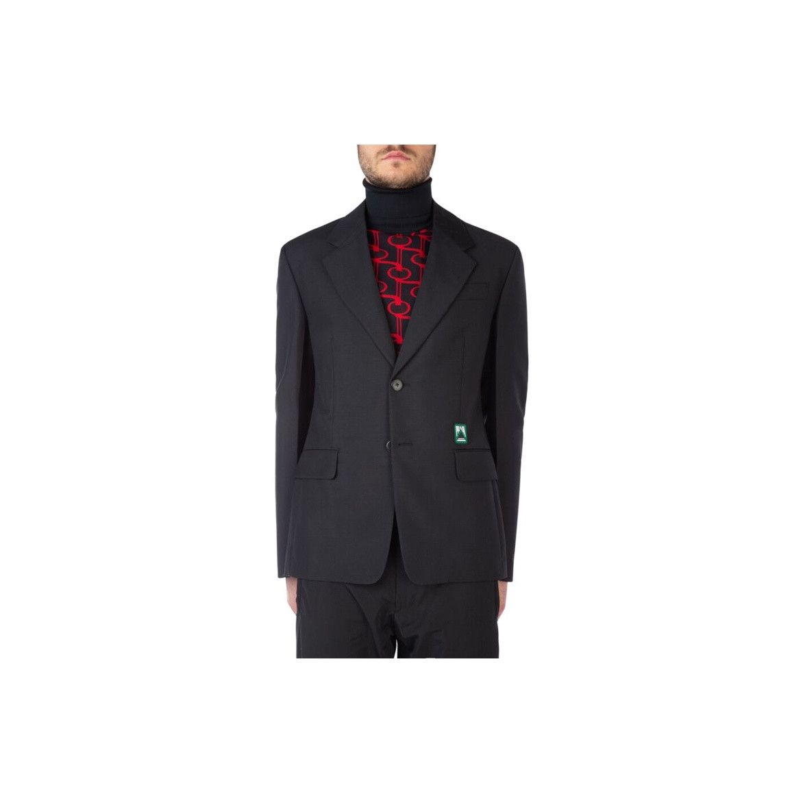 Prada Prada Logo Patch Blazer 38R Size 38R - 9 Thumbnail