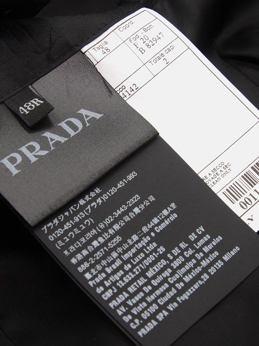 Prada Prada Logo Patch Blazer 38R Size 38R - 4 Thumbnail