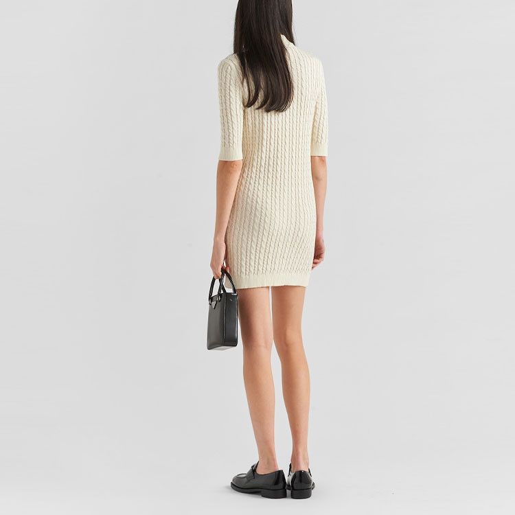 Prada Prada Cable Knit Mini Dress Size 36 Size XS / US 0-2 / IT 36-38 - 11 Thumbnail