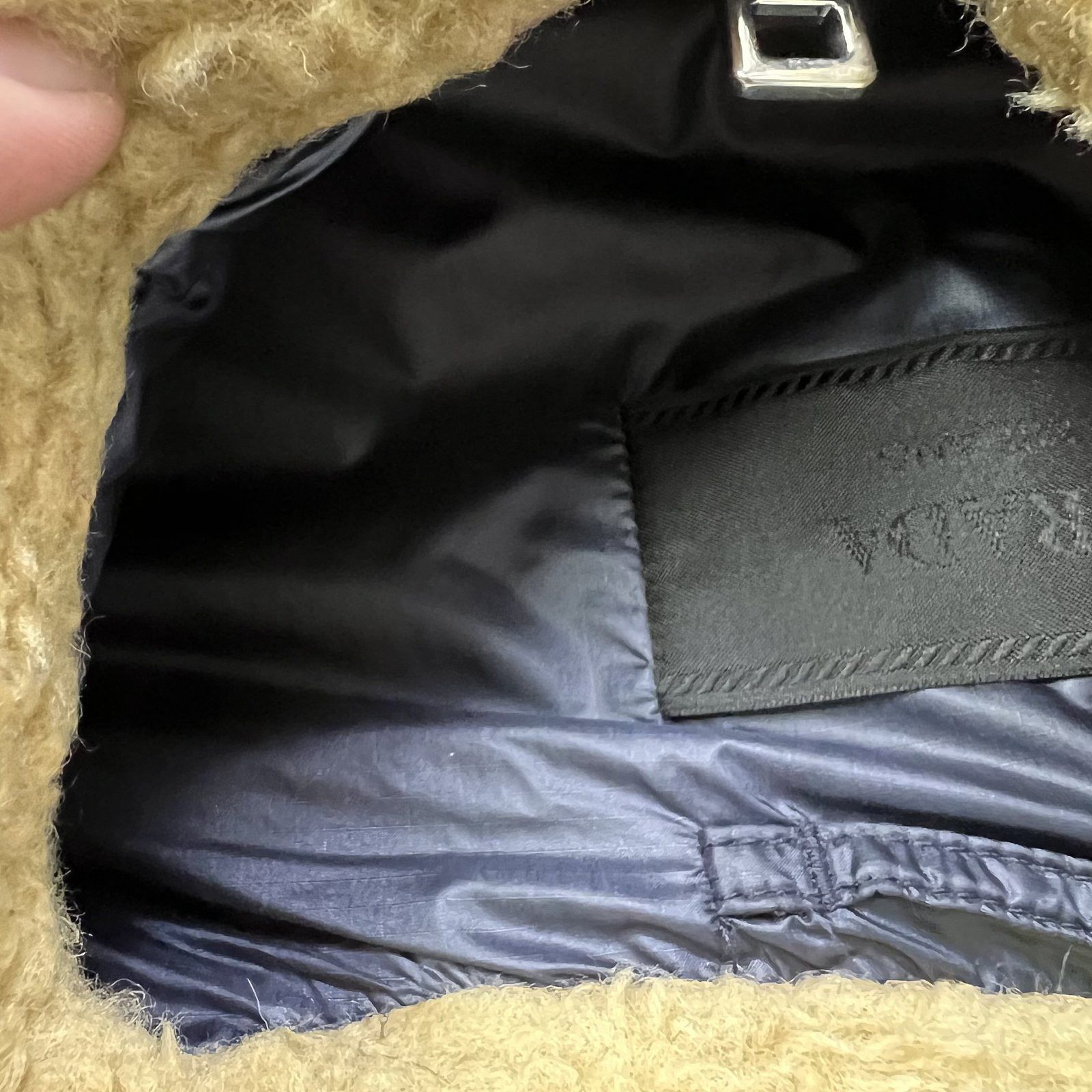 Prada Prada Shearling Collar Down Jacket Size L Size US L / EU 52-54 / 3 - 7 Thumbnail