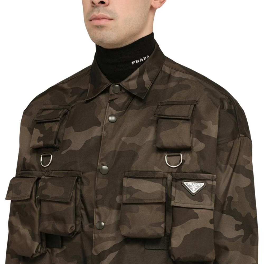 Prada Prada Camouflage Re-Nylon Pocket Jacket Size L Size US L / EU 52-54 / 3 - 11 Thumbnail