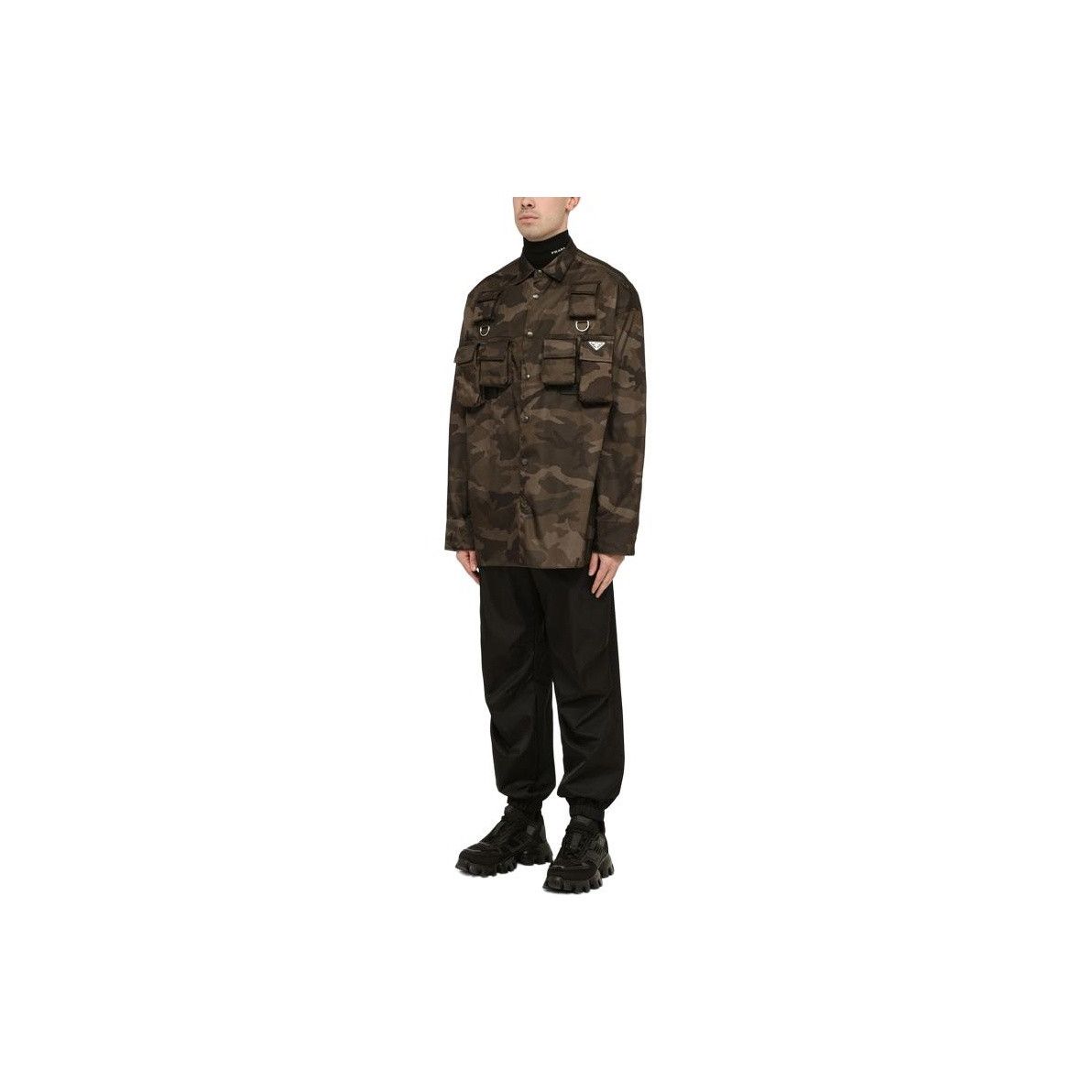 Prada Prada Camouflage Re-Nylon Pocket Jacket Size L Size US L / EU 52-54 / 3 - 9 Thumbnail