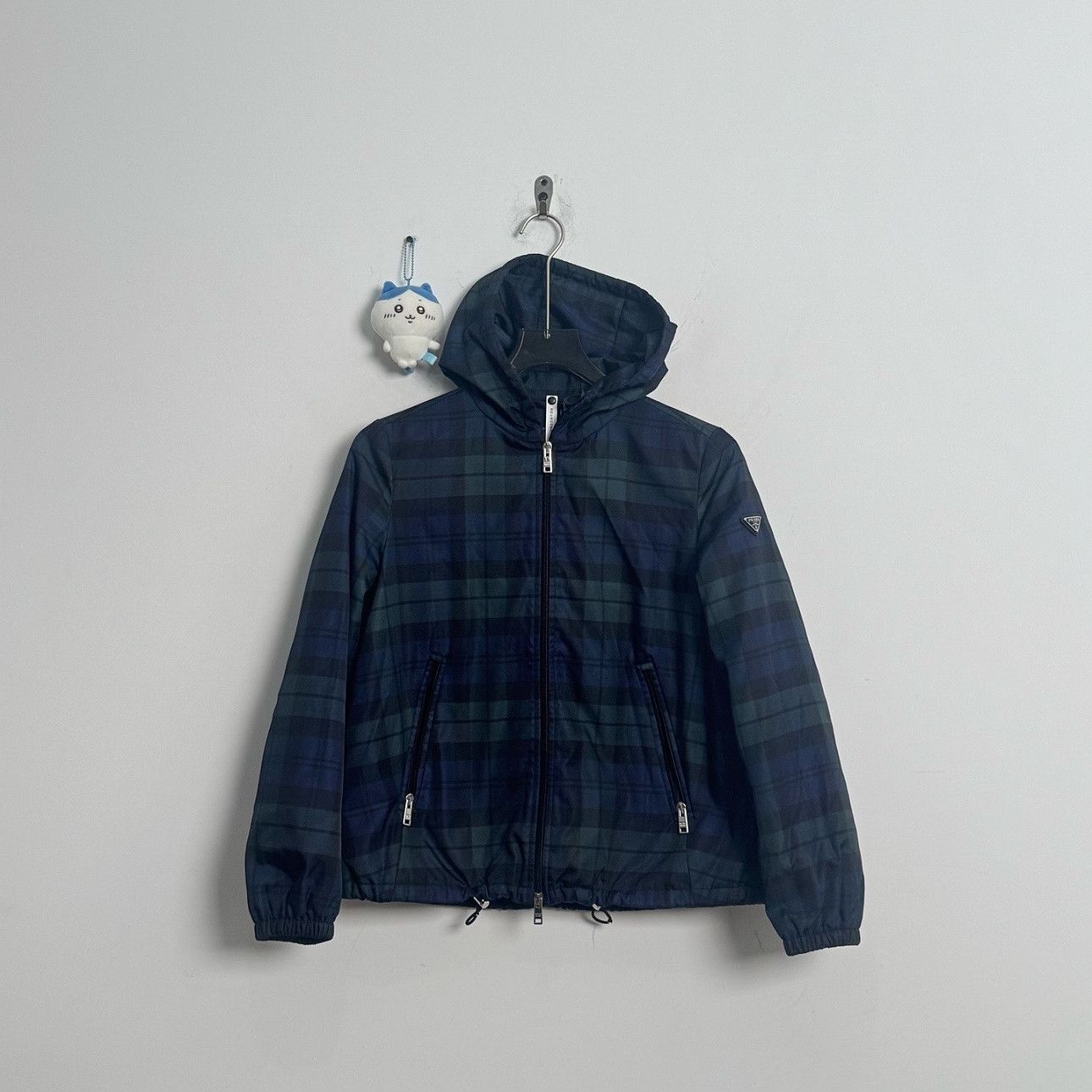 Prada Prada Plaid Hooded Jacket Size 36 Size XS / US 0-2 / IT 36-38 - 5 Thumbnail