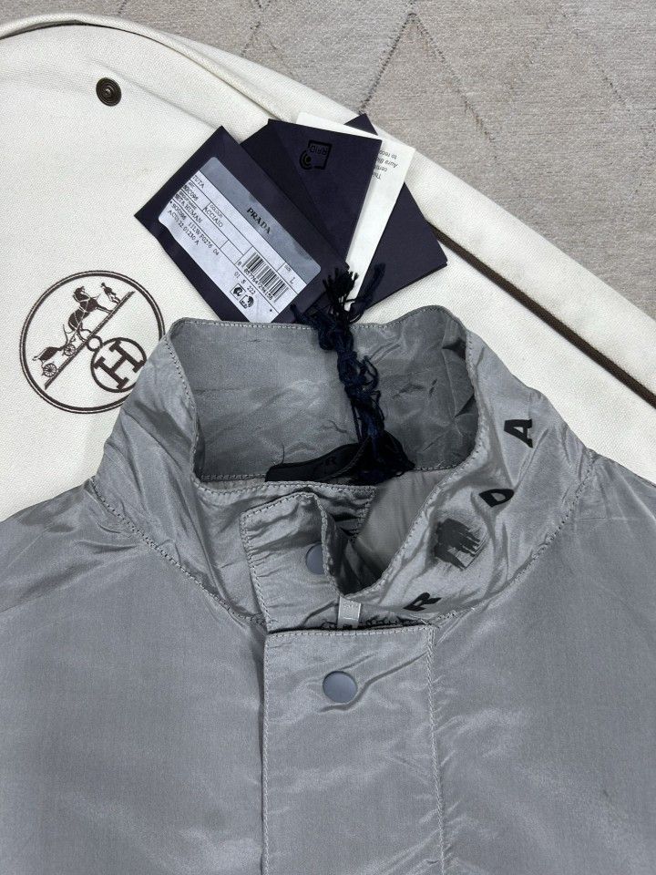 Prada Prada Re-Nylon Graphic Bomber Jacket Size L Size US L / EU 52-54 / 3 - 6 Thumbnail