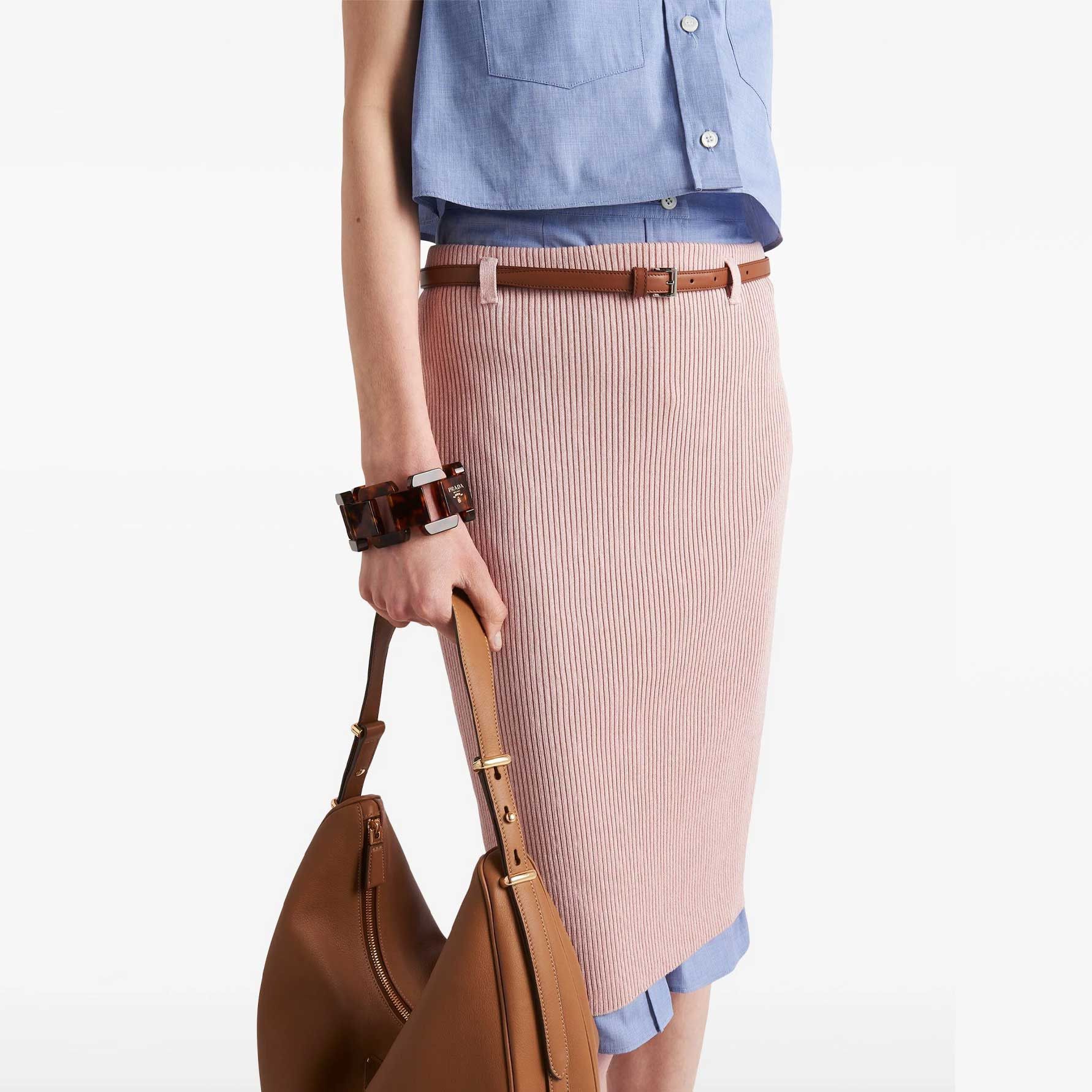 Prada Prada Ribbed Knit Midi Skirt Size 36 Size 25" / US 0 / IT 36 - 9 Thumbnail