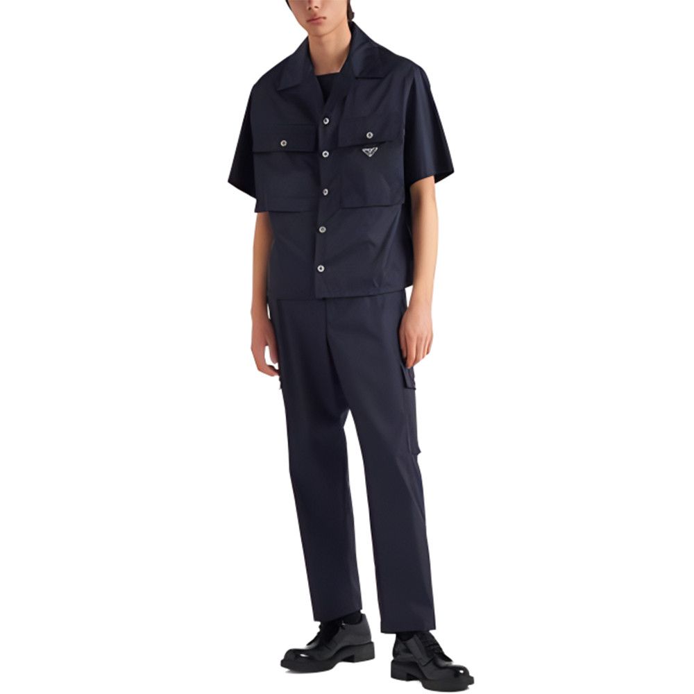 Prada Prada Re-Nylon Short Sleeve Shirt Size XL Size US XL / EU 56 / 4 - 12 Thumbnail