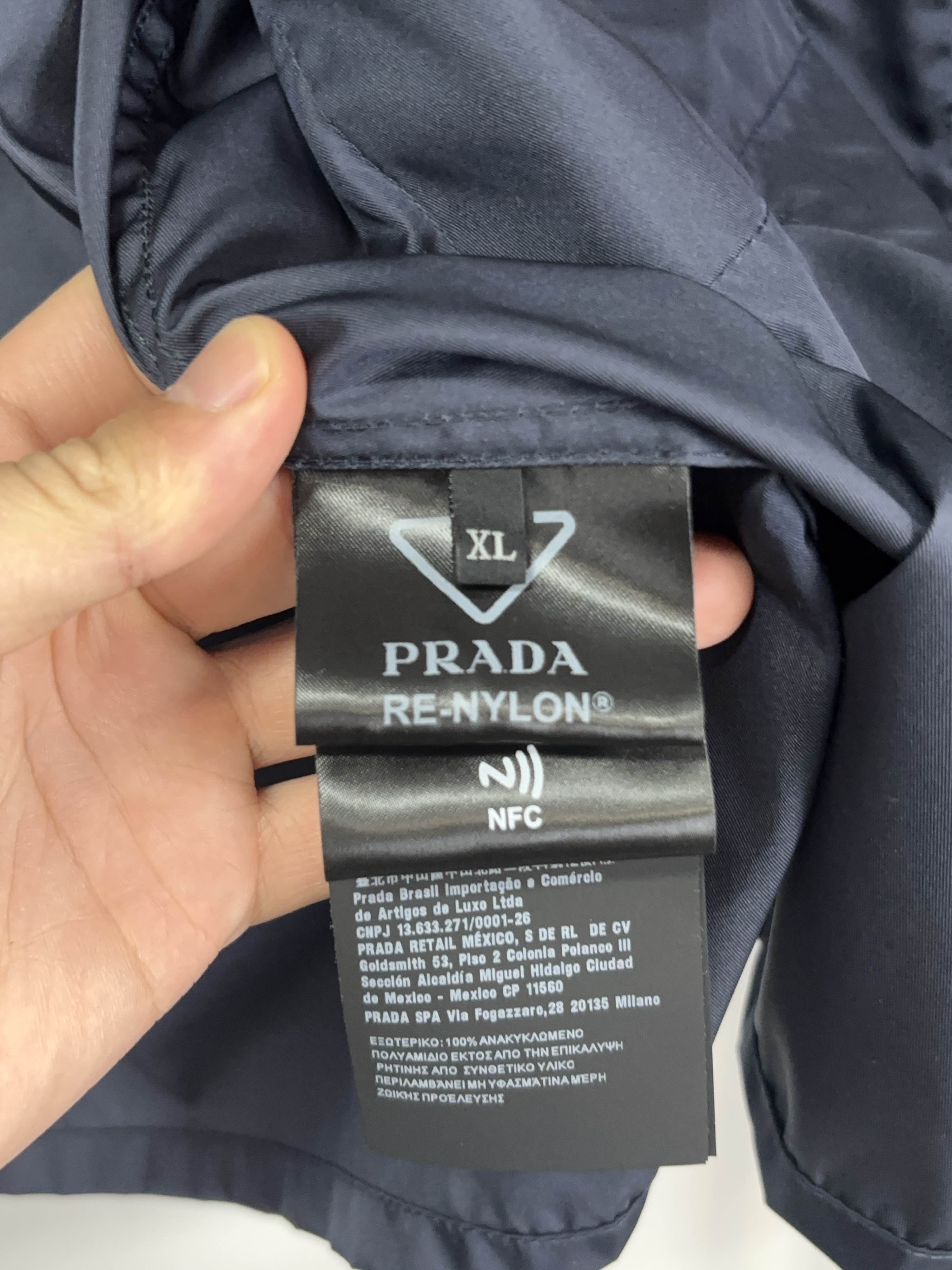 Prada Prada Re-Nylon Short Sleeve Shirt Size XL Size US XL / EU 56 / 4 - 6 Thumbnail