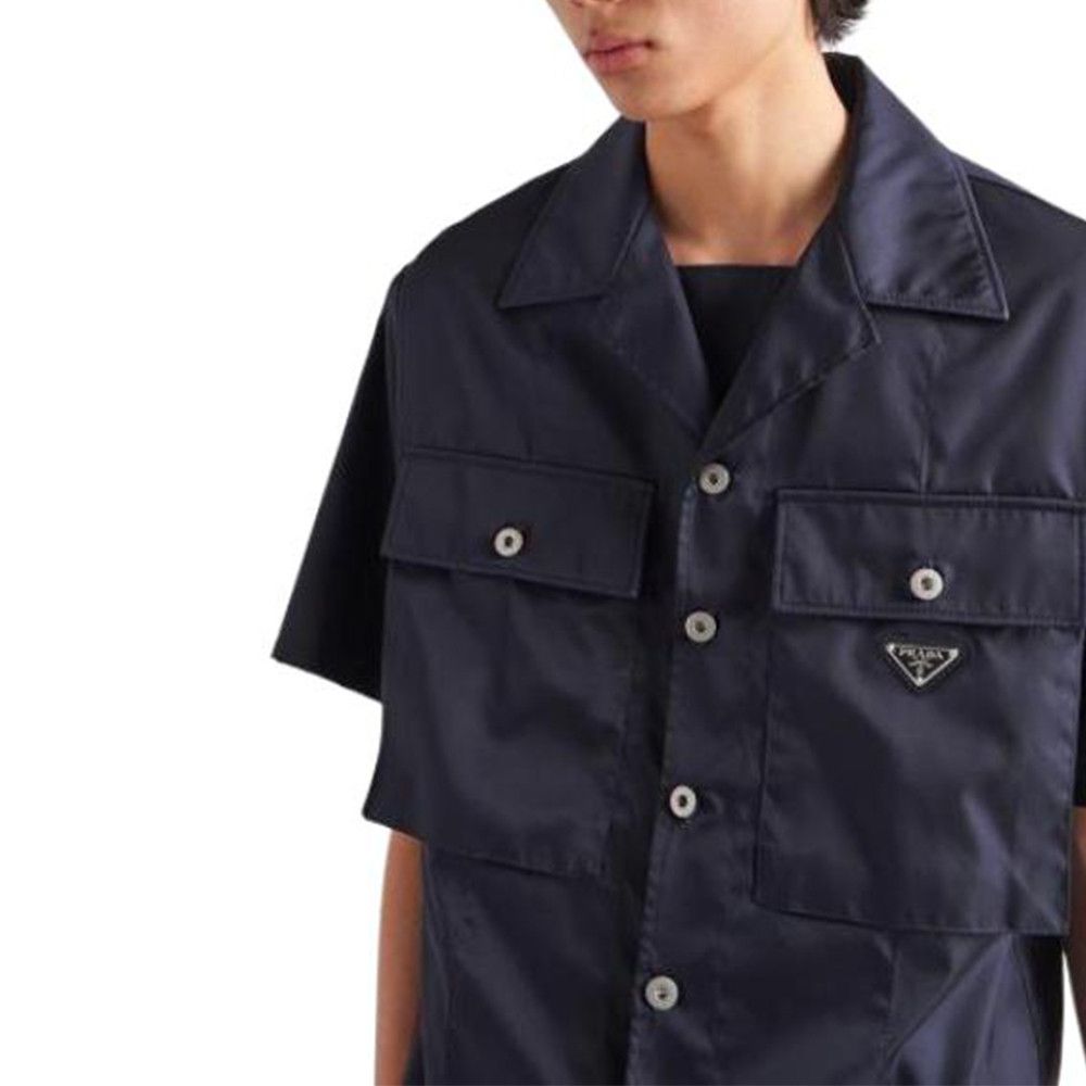 Prada Prada Re-Nylon Short Sleeve Shirt Size XL Size US XL / EU 56 / 4 - 13 Thumbnail