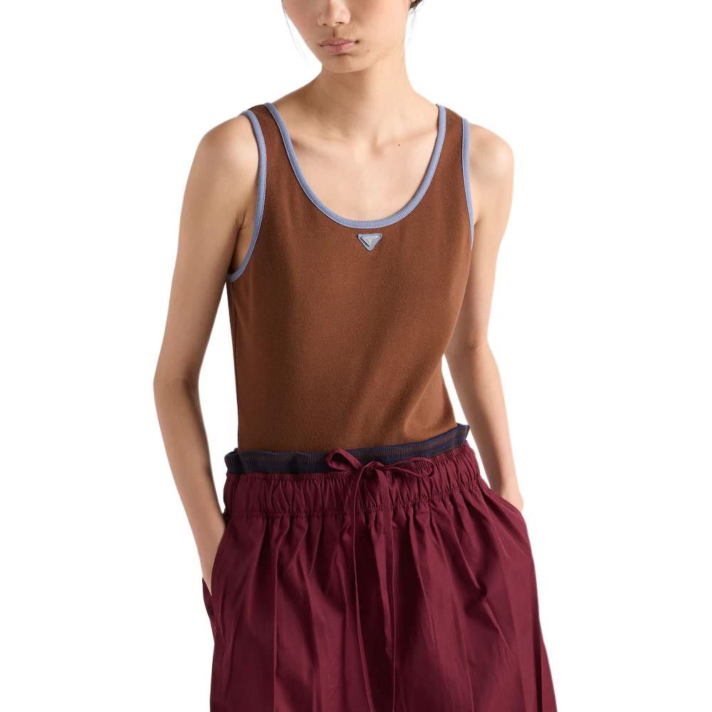 Prada Prada Triangle Logo Tank Top Size 36 Size XS / US 0-2 / IT 36-38 - 6 Thumbnail