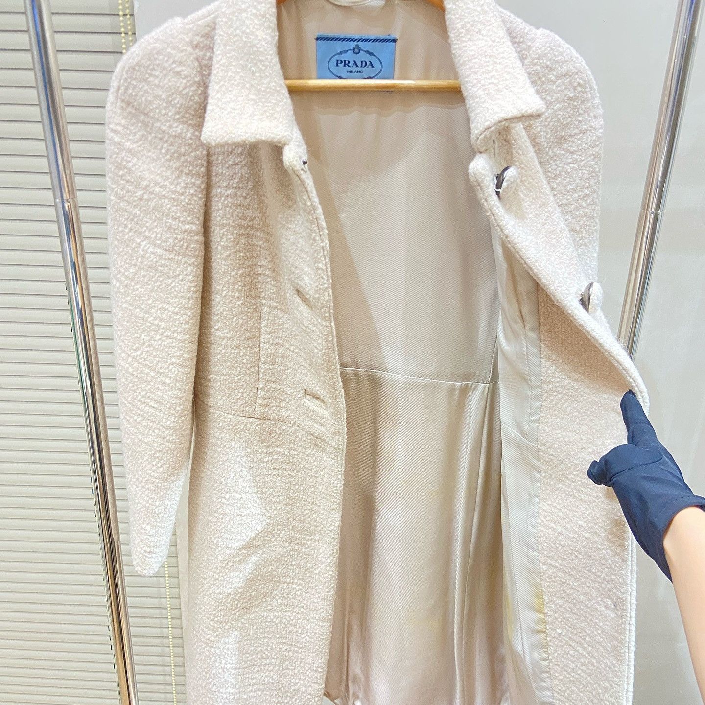 Prada Prada Virgin Wool Coat Size 38 Size XS / US 0-2 / IT 36-38 - 7 Thumbnail