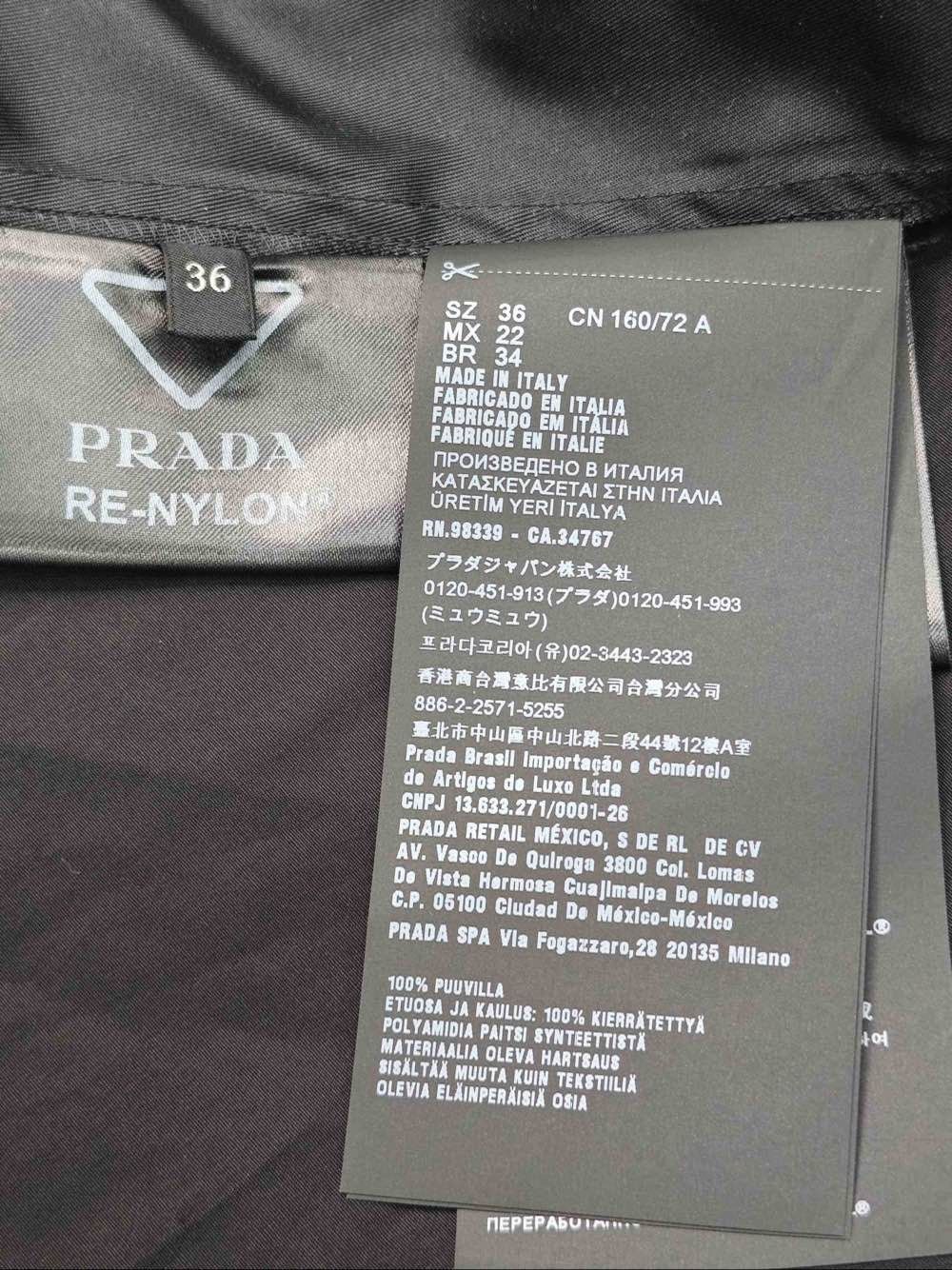 Prada Prada Re-Nylon Logo Button Up Shirt Size 36 Size XS / US 0-2 / IT 36-38 - 4 Thumbnail