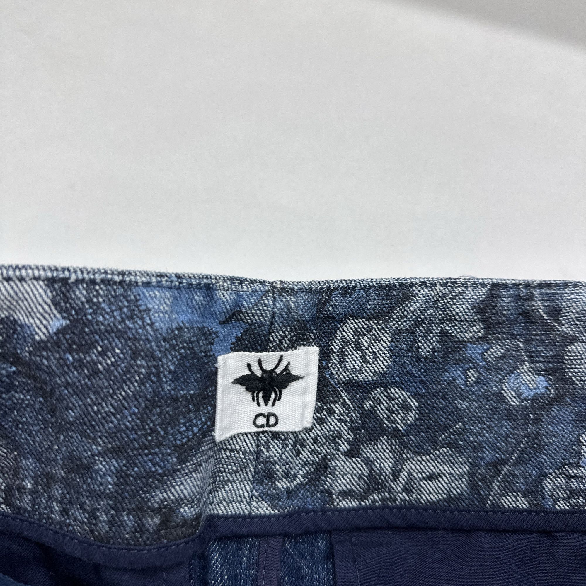 Dior Dior Floral Denim Shorts Size 38 Size 27" / US 4 / IT 40 - 3 Thumbnail