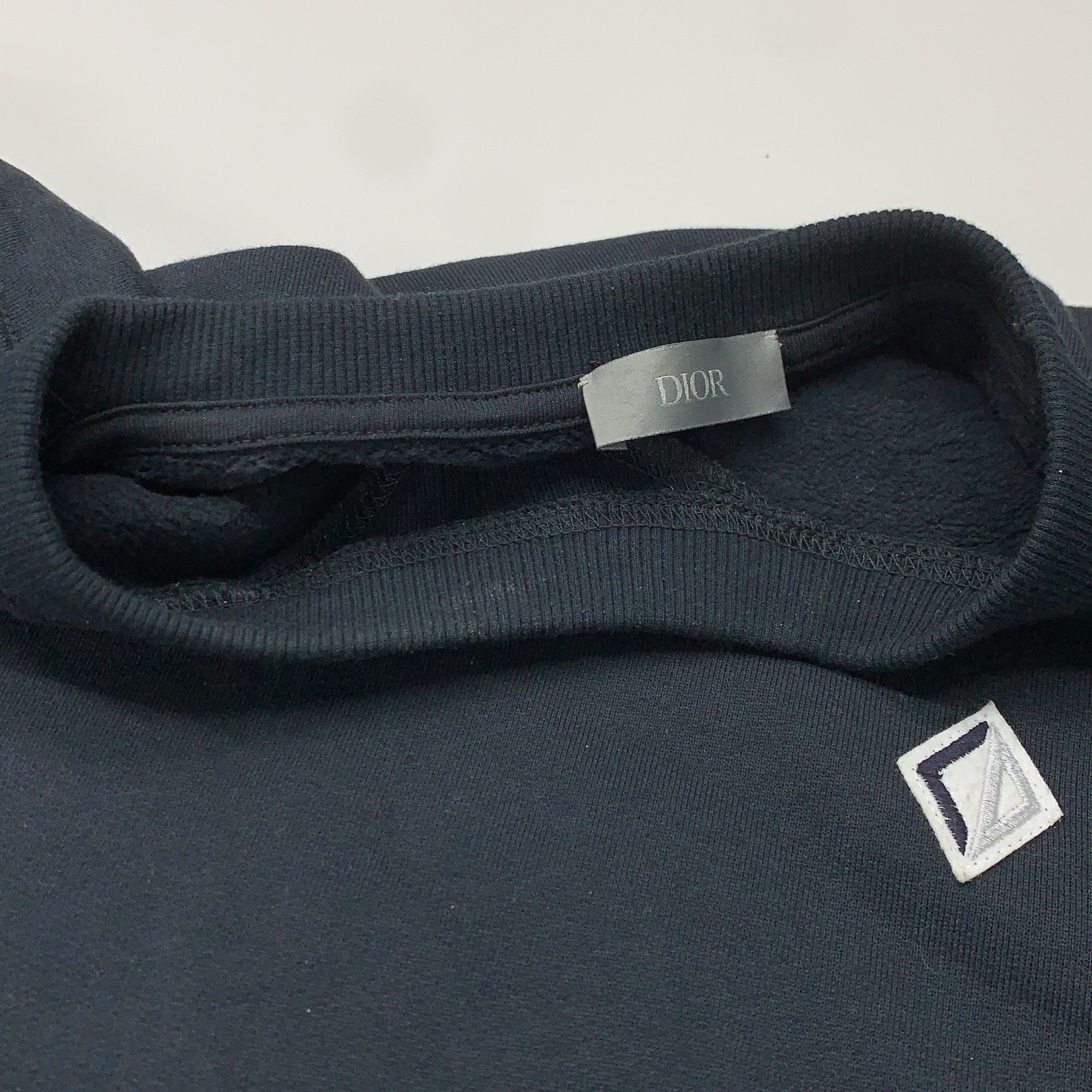 Dior Dior Logo Patch Sweatshirt Navy Blue Size S Size US S / EU 44-46 / 1 - 5 Thumbnail