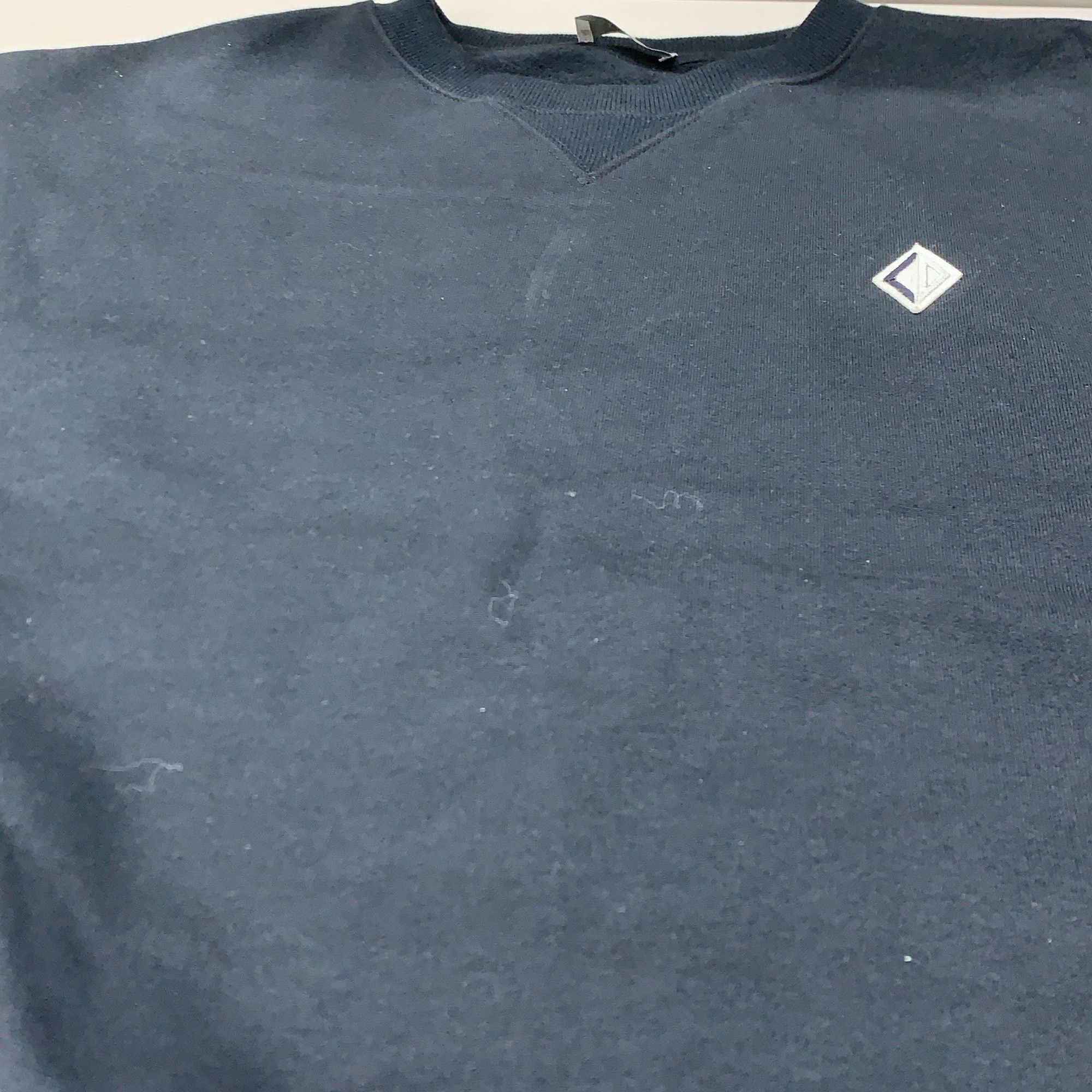Dior Dior Logo Patch Sweatshirt Navy Blue Size S Size US S / EU 44-46 / 1 - 7 Thumbnail