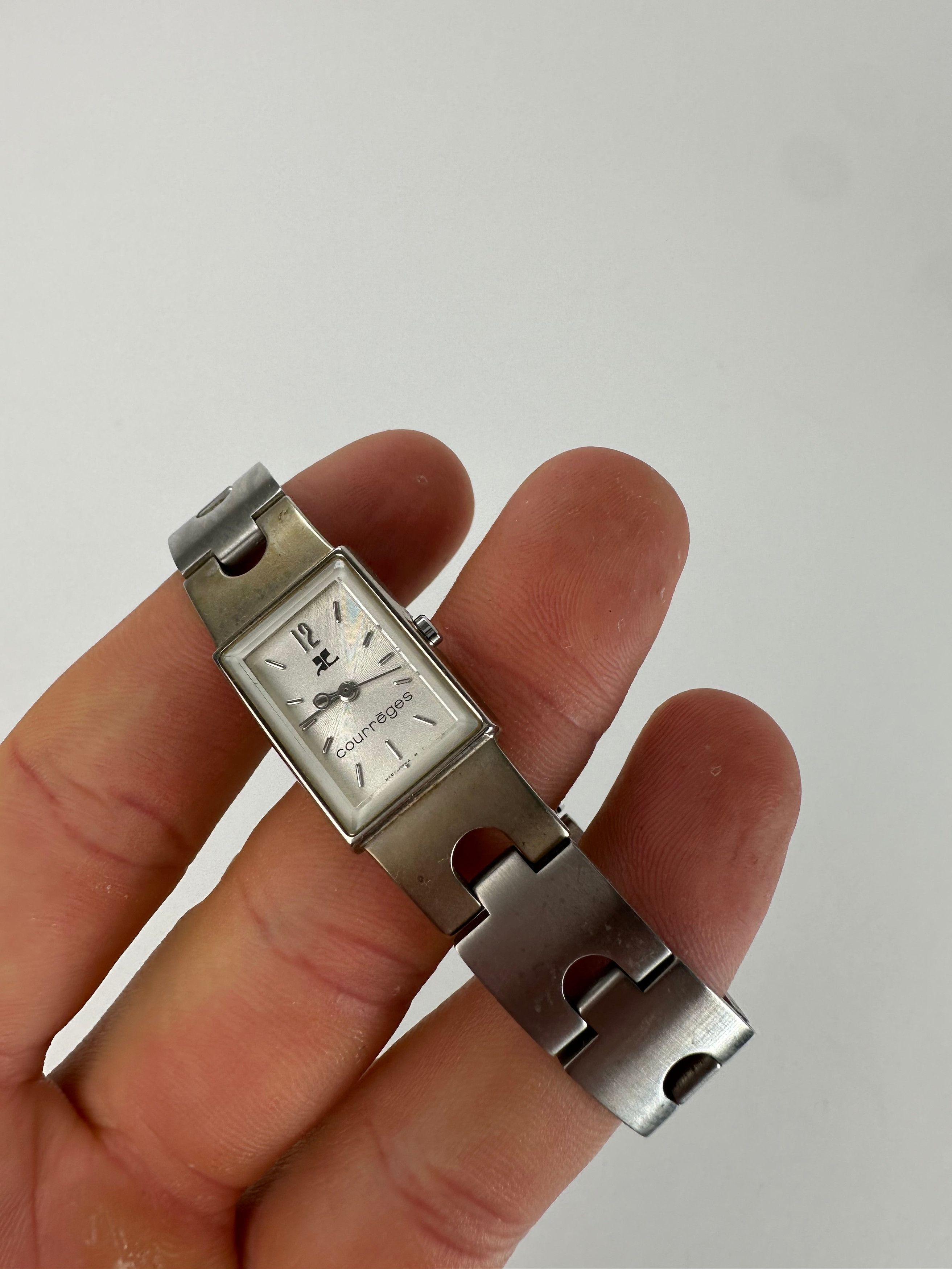 Courreges Vintage Stainless Watch Silver Size ONE SIZE - 2 Thumbnail