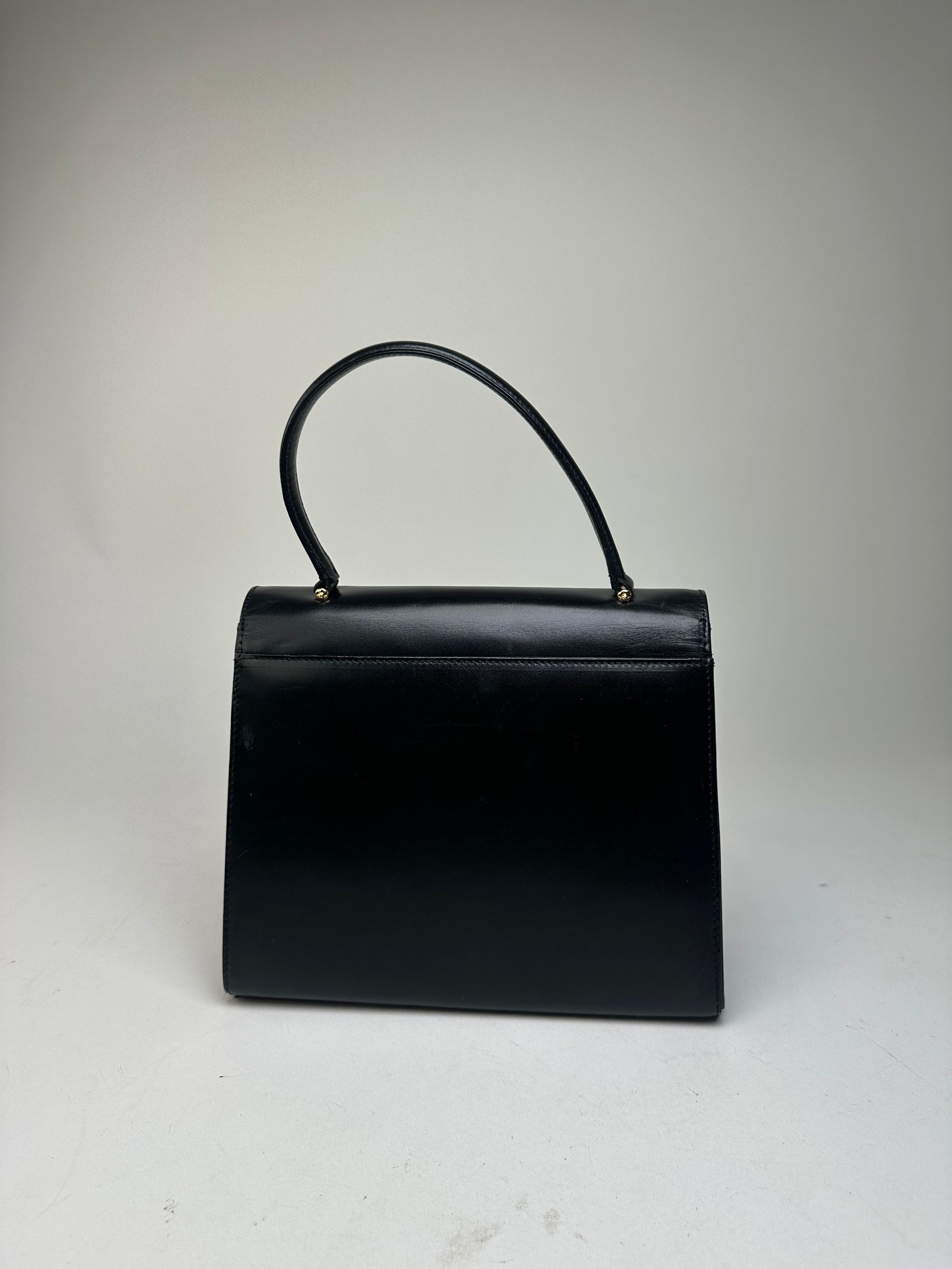 Givenchy Vintage Smooth Handbag Black Flap Size ONE SIZE - 12 Thumbnail