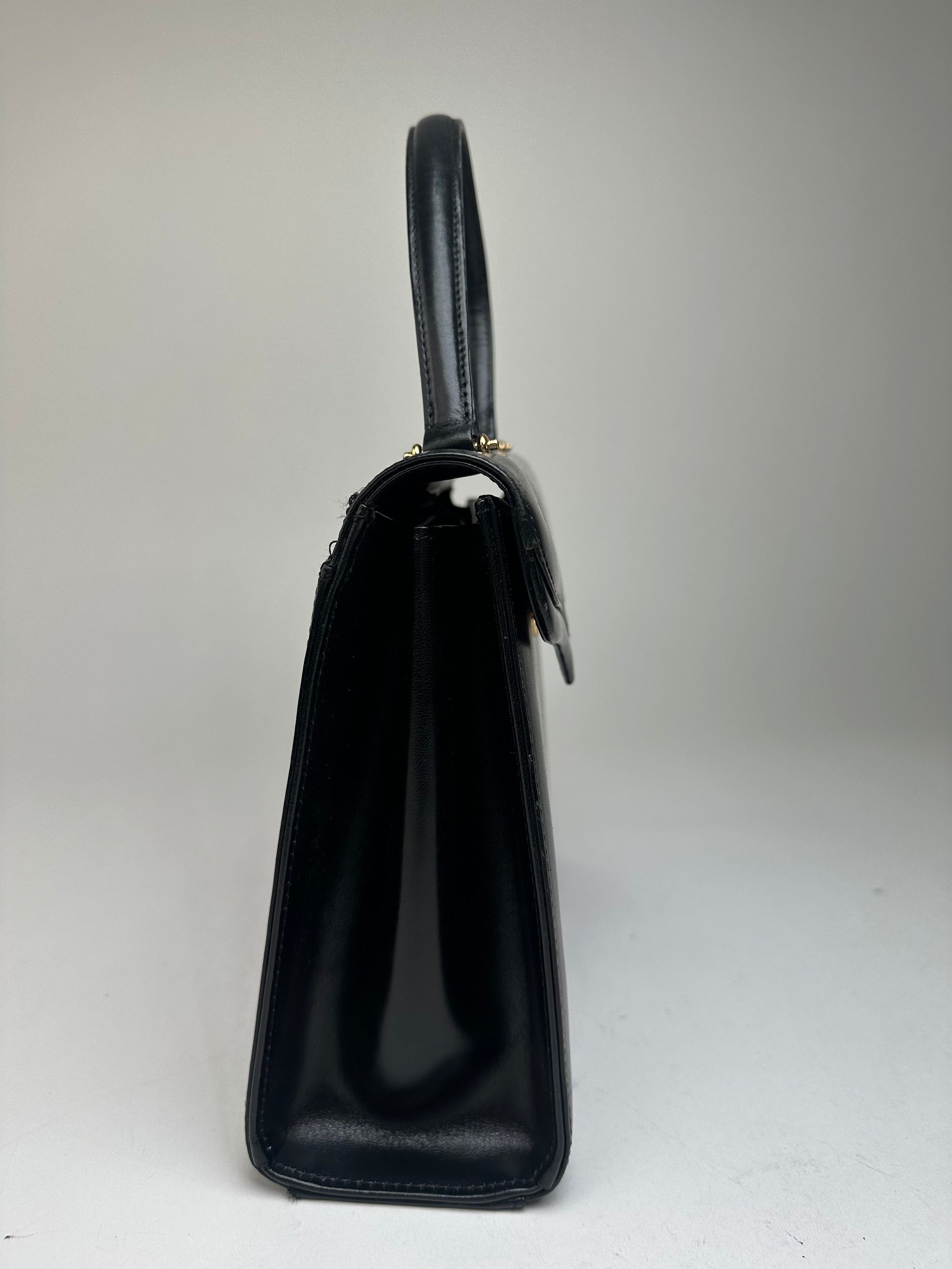 Givenchy Vintage Smooth Handbag Black Flap Size ONE SIZE - 7 Thumbnail