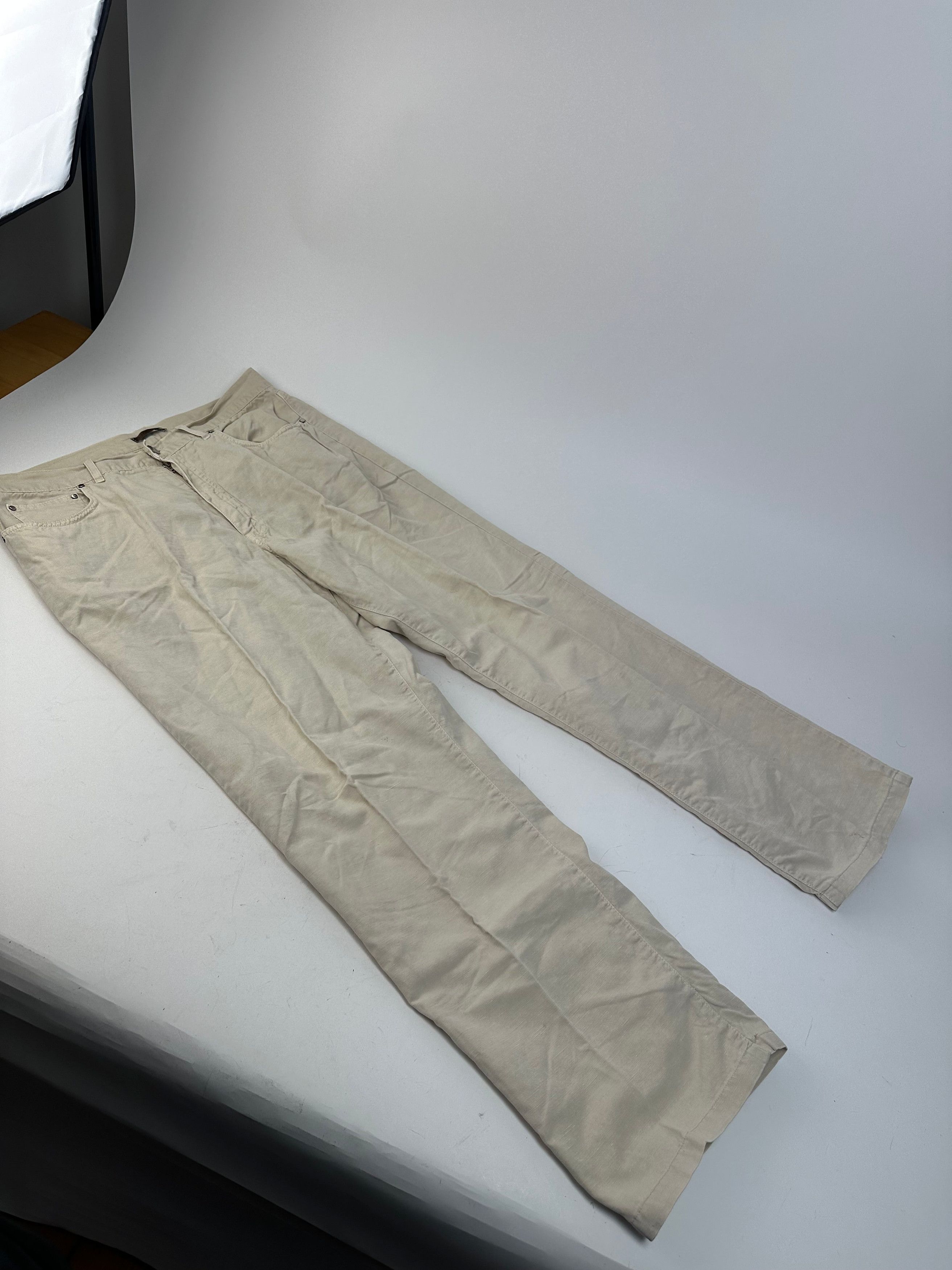 Loewe Vintage Cotton Pants Beige Size 30" / US 8 / IT 44 - 8 Thumbnail