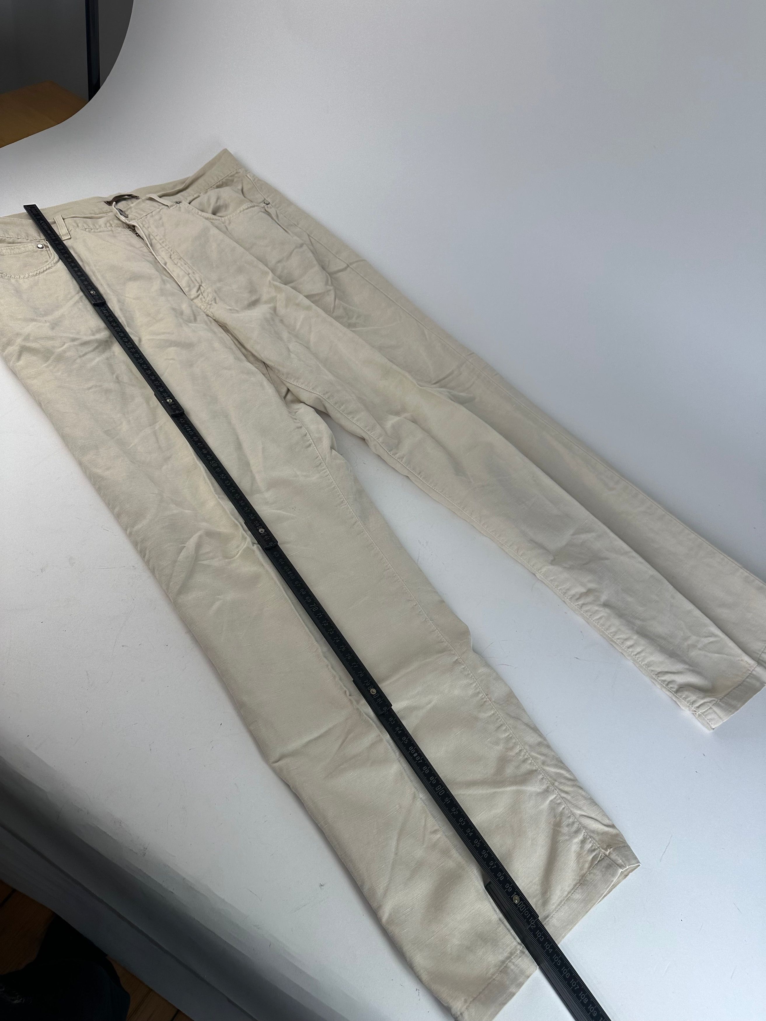 Loewe Vintage Cotton Pants Beige Size 30" / US 8 / IT 44 - 9 Thumbnail
