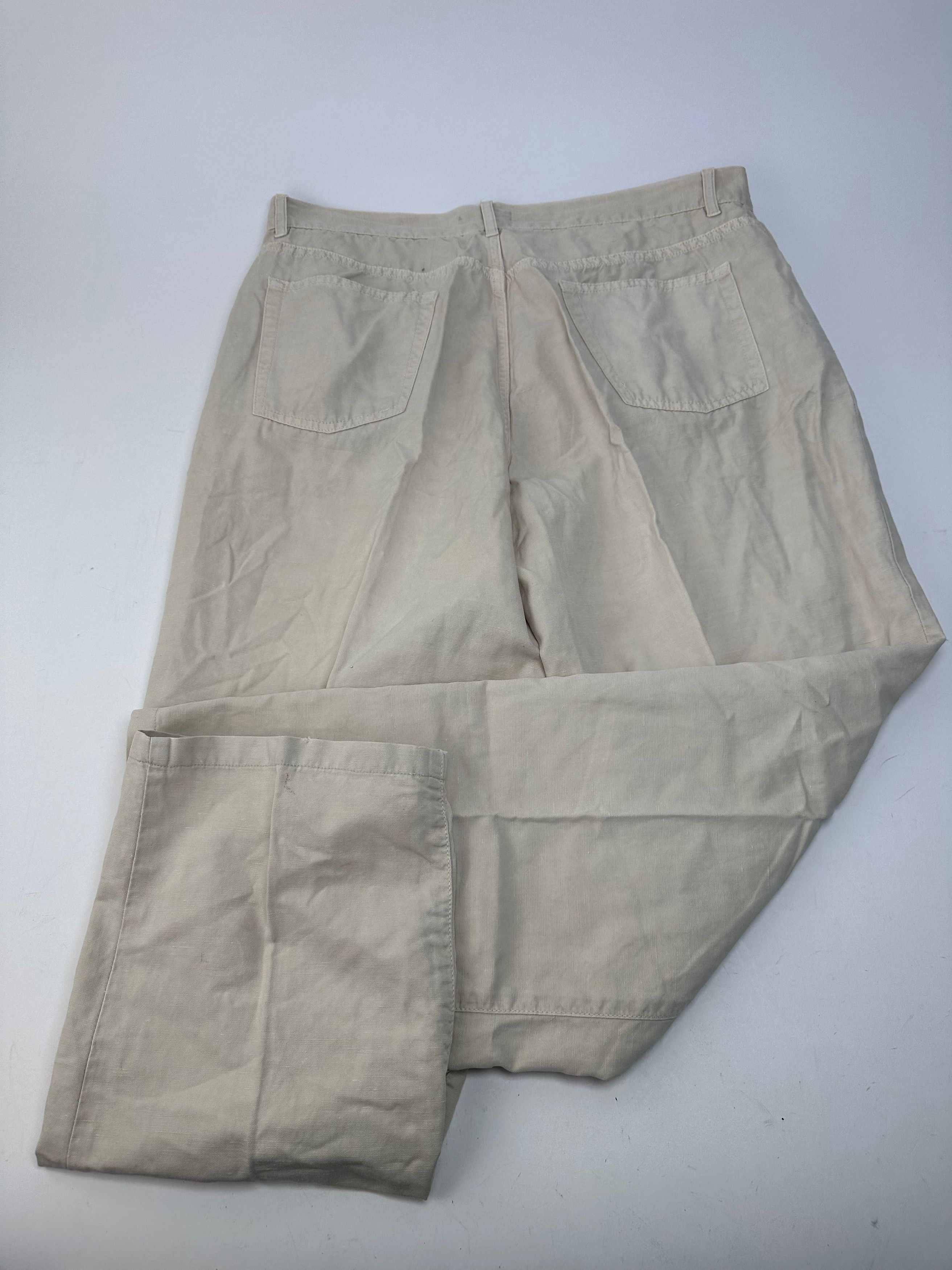 Loewe Vintage Cotton Pants Beige Size 30" / US 8 / IT 44 - 2 Thumbnail
