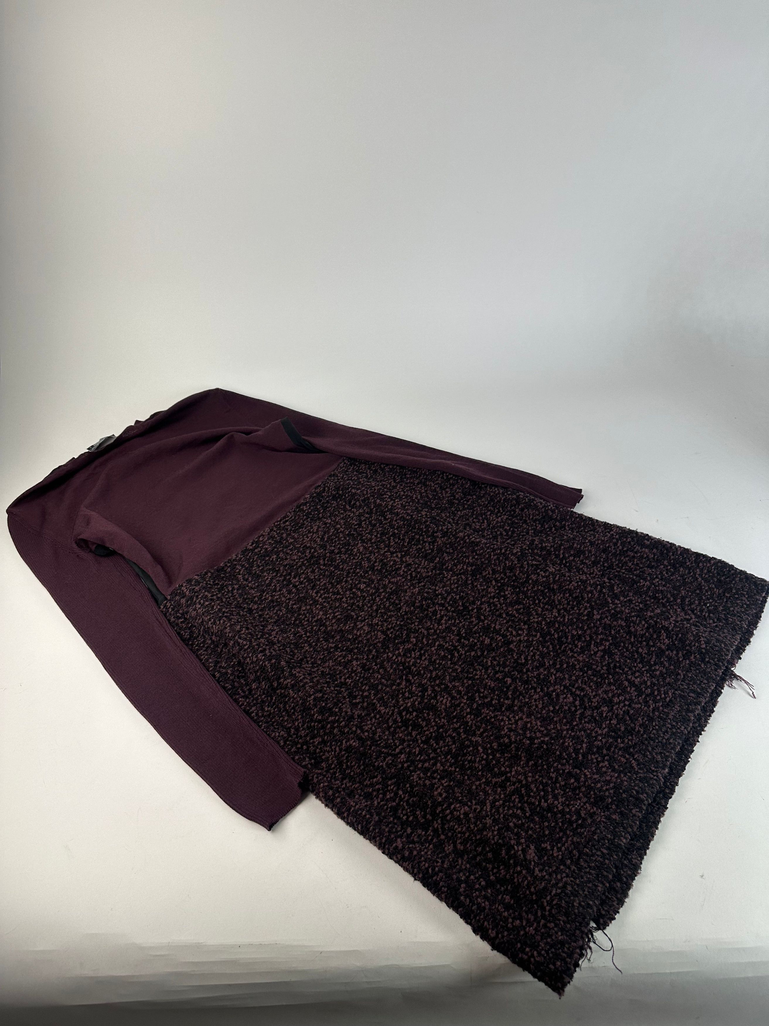 Salvatore Ferragamo Vintage Ferragamo Wool Dress Black Size L / US 10 / IT 46 - 8 Thumbnail