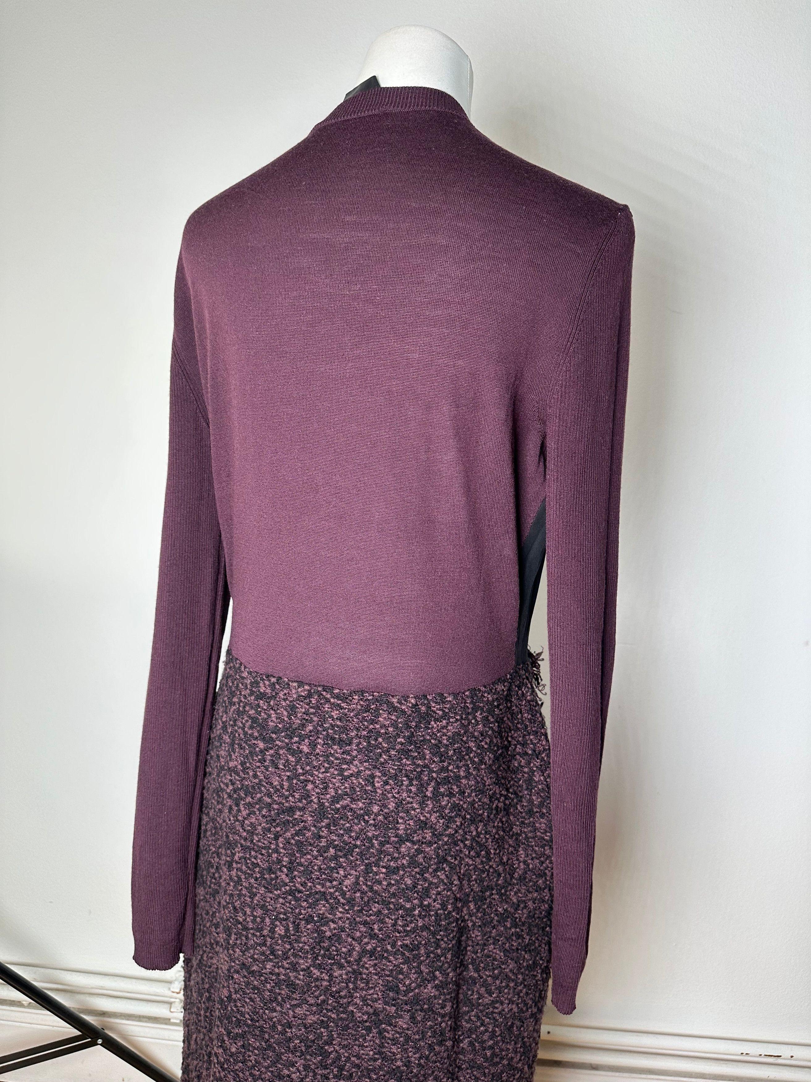 Salvatore Ferragamo Vintage Ferragamo Wool Dress Black Size L / US 10 / IT 46 - 11 Thumbnail