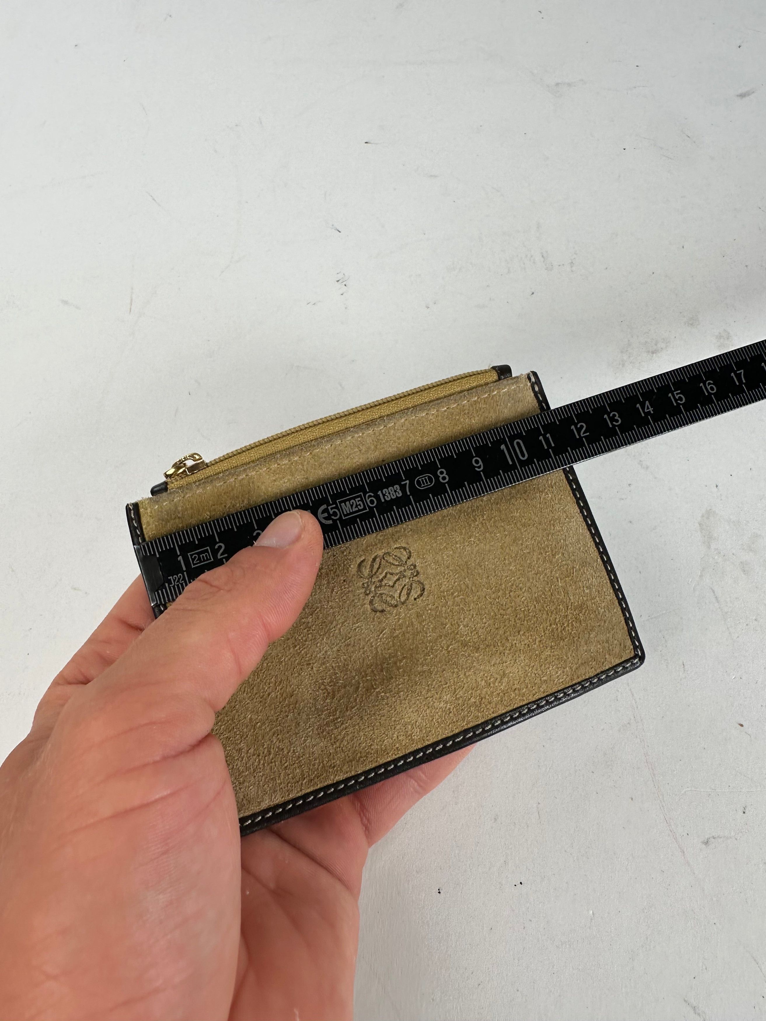 Loewe Vintage Suede Purse Beige Size ONE SIZE - 8 Thumbnail
