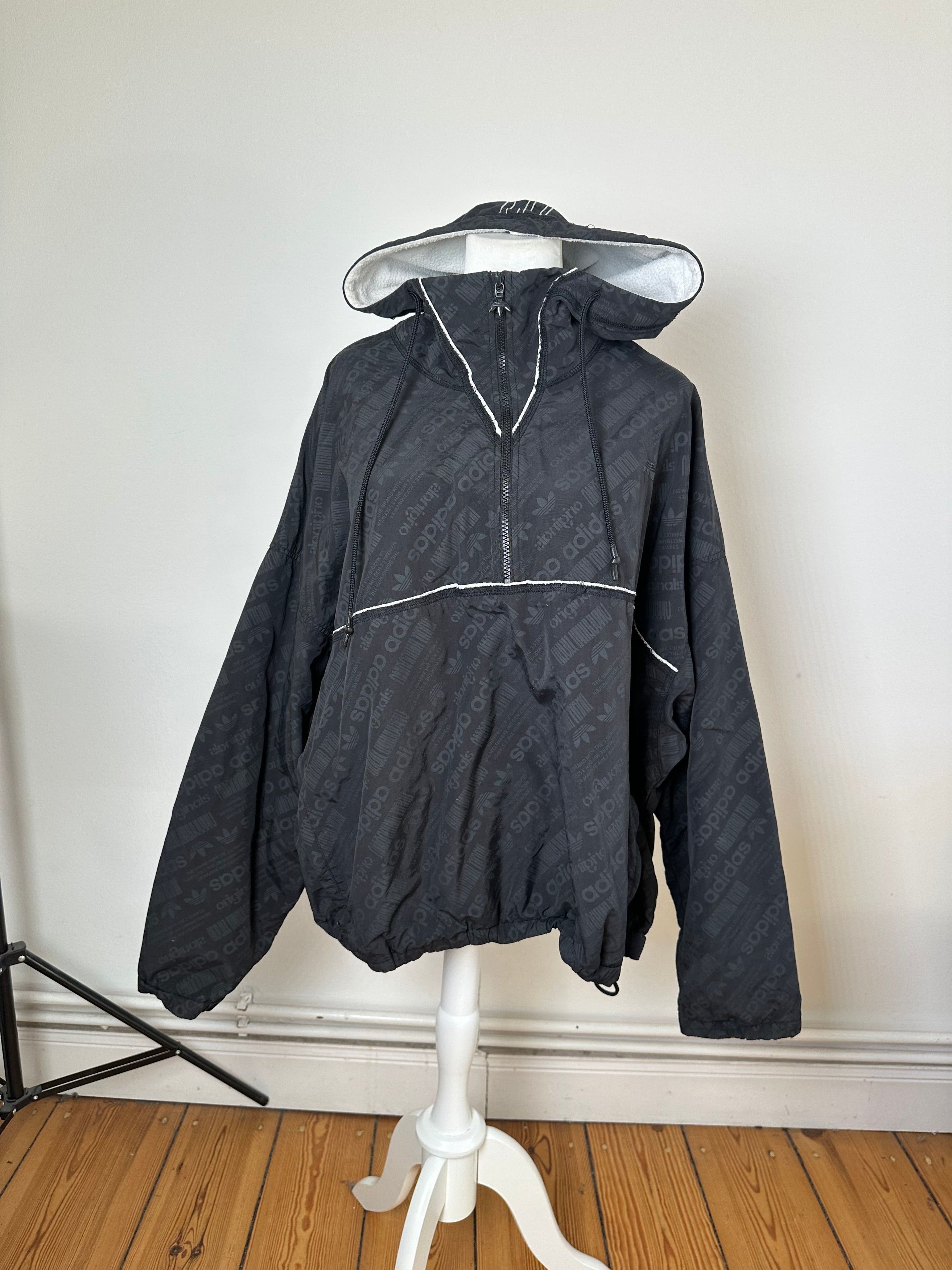 Alexander Wang Windbreaker Black Reflective Logo Pattern Size US XL / EU 56 / 4 - 2 Thumbnail