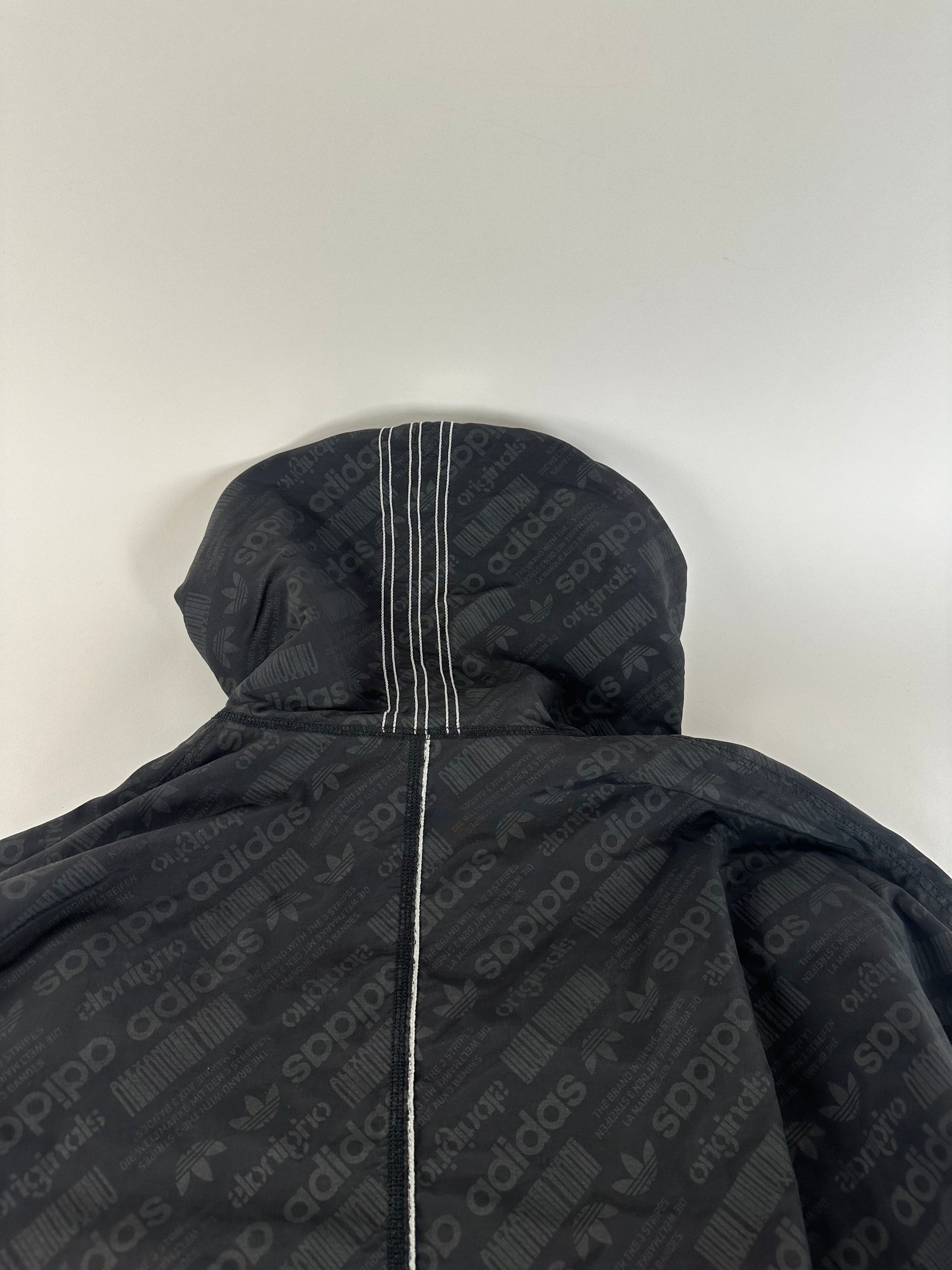 Alexander Wang Windbreaker Black Reflective Logo Pattern Size US XL / EU 56 / 4 - 9 Thumbnail