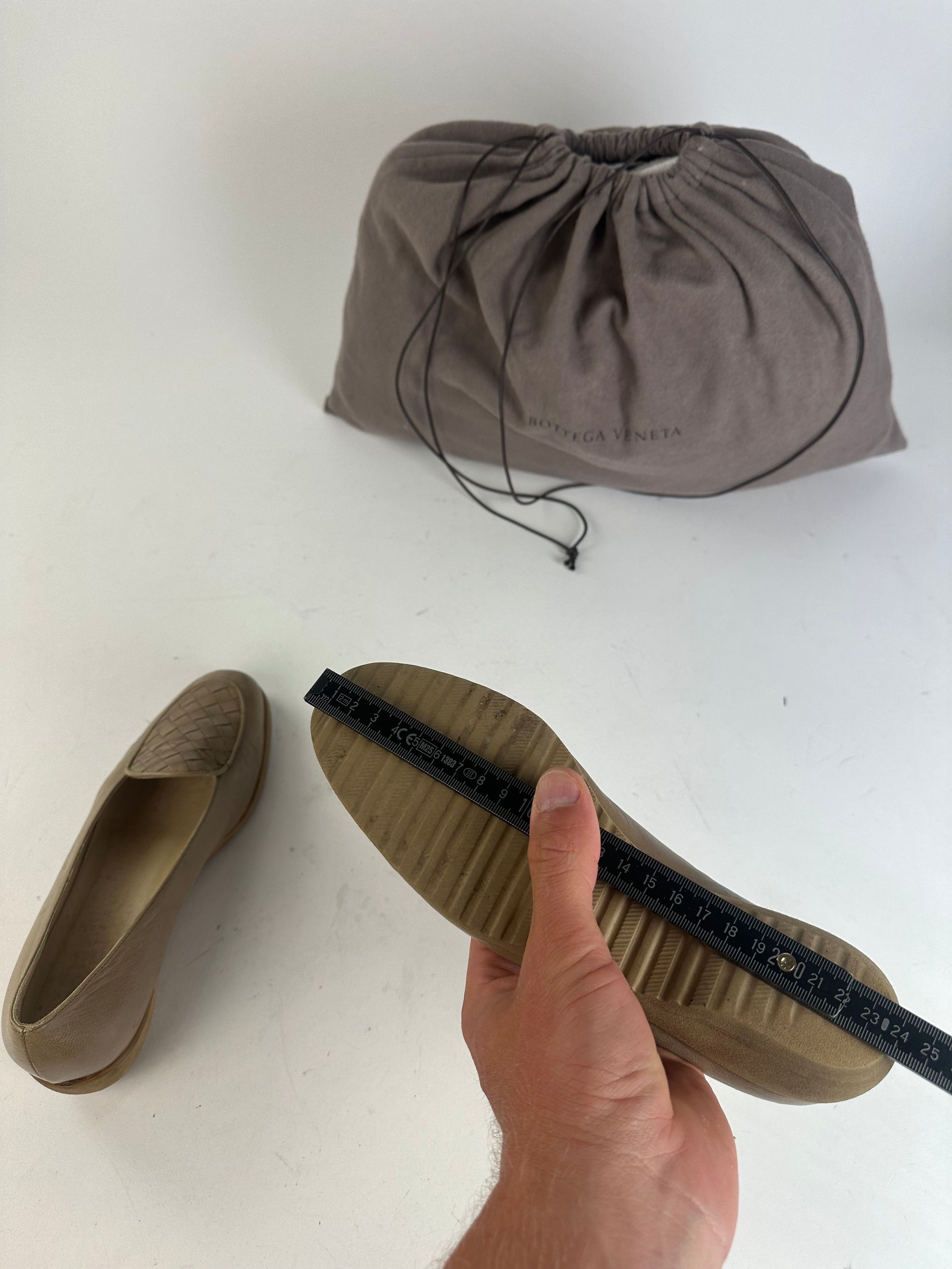 Bottega Veneta Vintage Leather Loafers Beige EU36.5 Woven Size US 5.5 / IT 35.5 - 10 Thumbnail