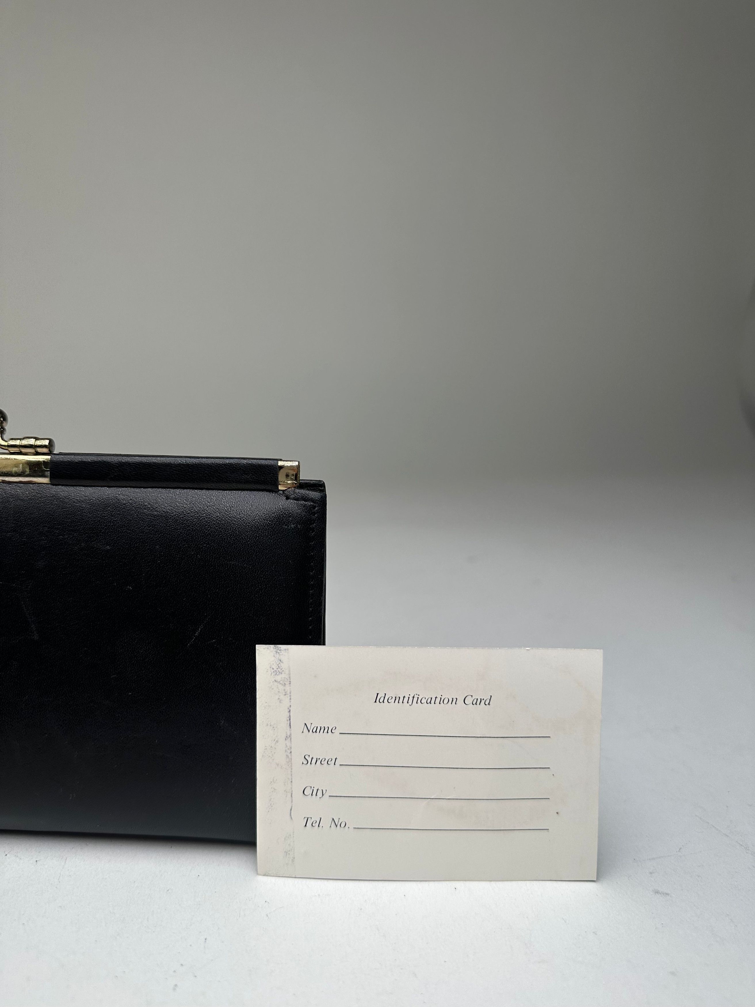 Dior Vintage Leather Wallet Black Size ONE SIZE - 3 Thumbnail