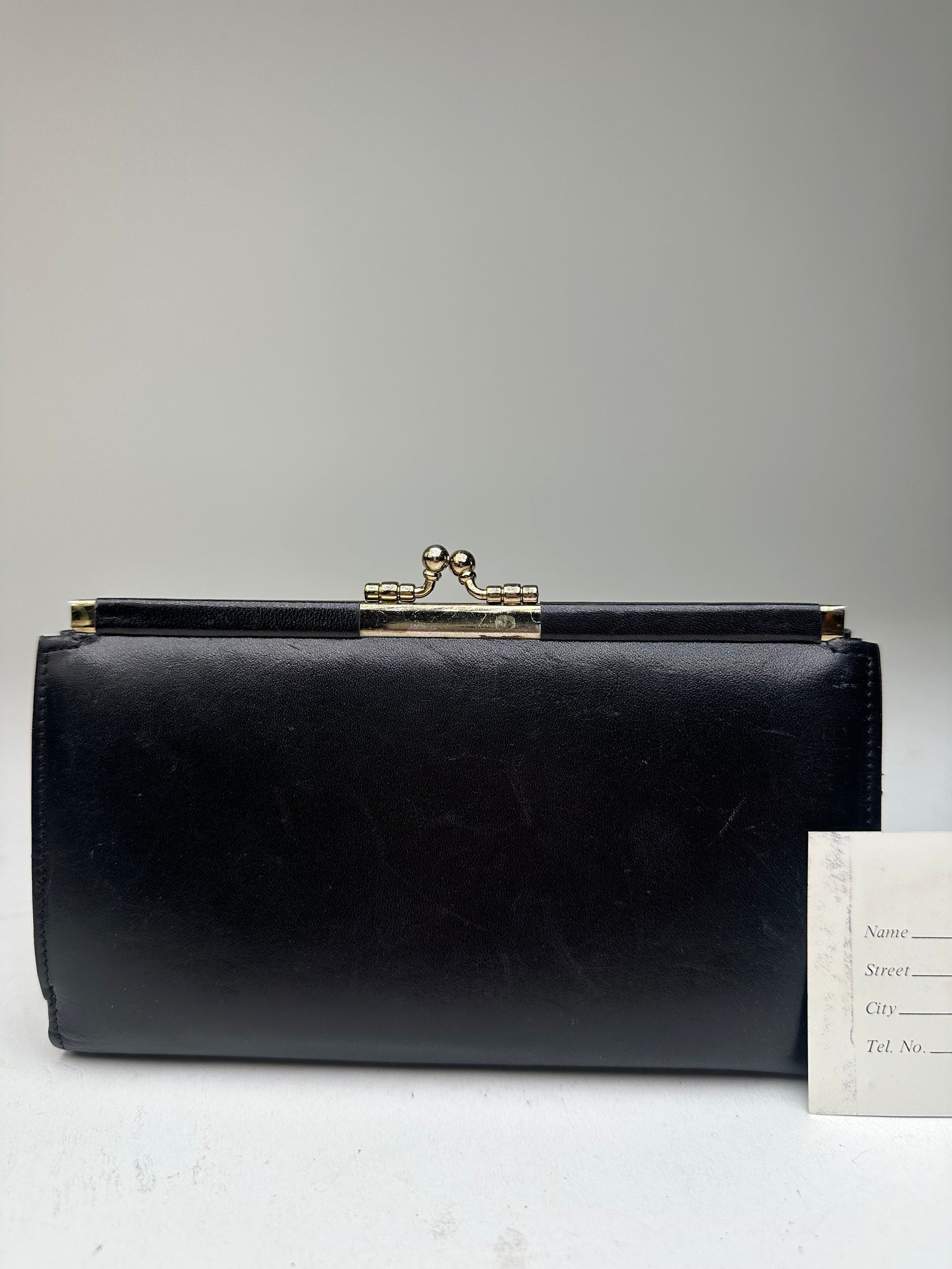 Dior Vintage Leather Wallet Black Size ONE SIZE - 12 Thumbnail