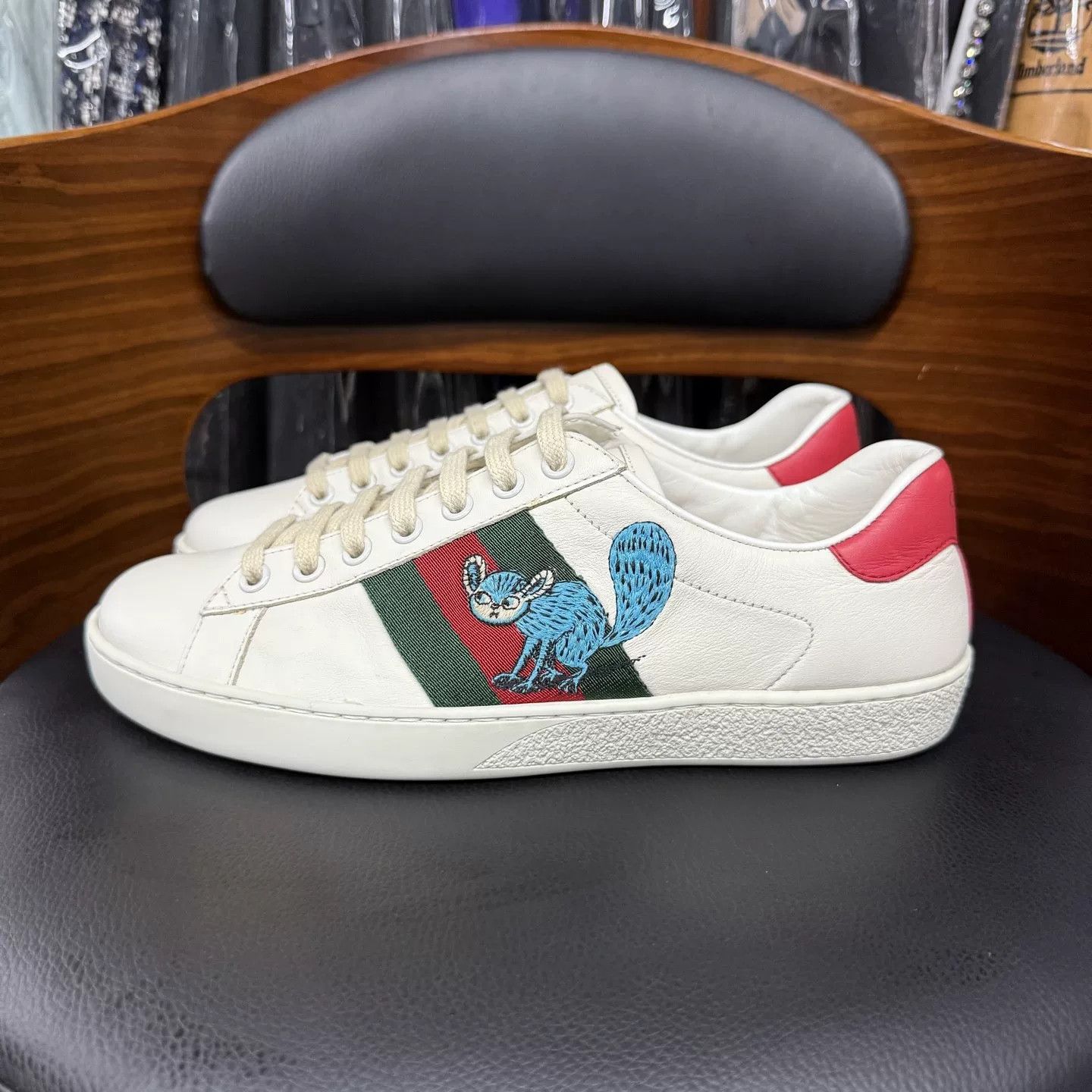 Gucci Gucci ACE Freya Hartas Embroidered Sneakers Size US 8 / IT 38 - 6 Thumbnail
