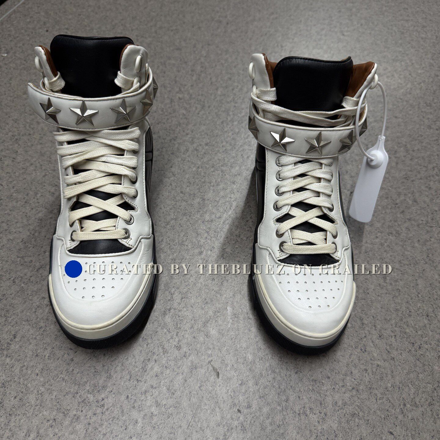 Givenchy Givenchy Star Rivet High-Top Sneakers Size US 4 / IT 34 - 8 Thumbnail