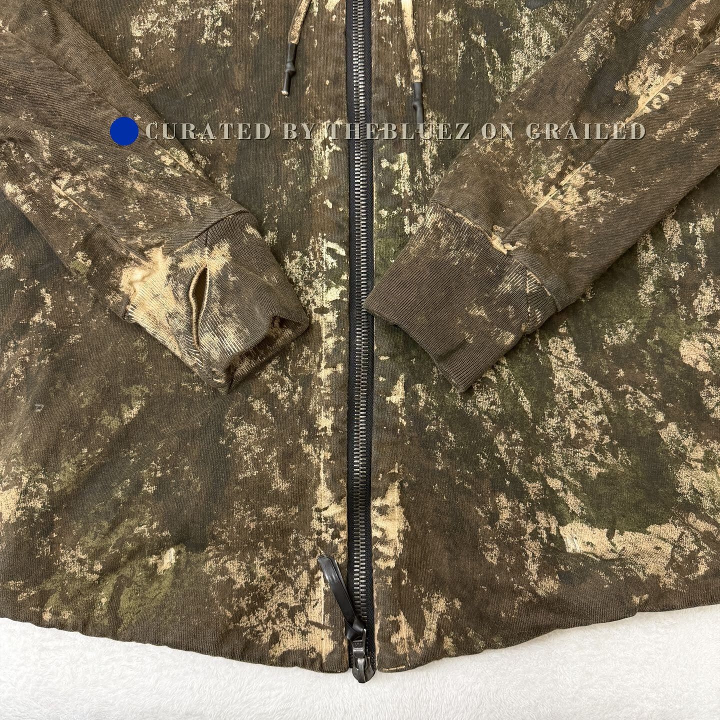 11 By Boris Bidjan Saberi 11bybbs Oil Paint Wax Camouflage Jacket Size US M / EU 48-50 / 2 - 2 Thumbnail