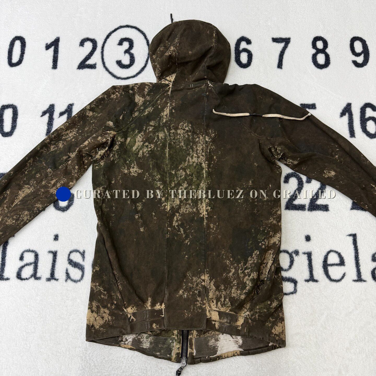 11 By Boris Bidjan Saberi 11bybbs Oil Paint Wax Camouflage Jacket Size US M / EU 48-50 / 2 - 3 Thumbnail