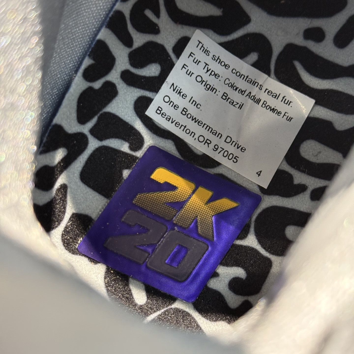 Nike Lebron 17 2K NBA 2K20 White Purple Size US 10 / EU 43 - 7 Thumbnail
