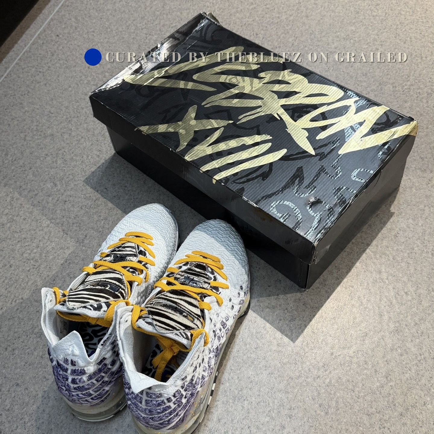 Nike Lebron 17 2K NBA 2K20 White Purple Size US 10 / EU 43 - 9 Thumbnail