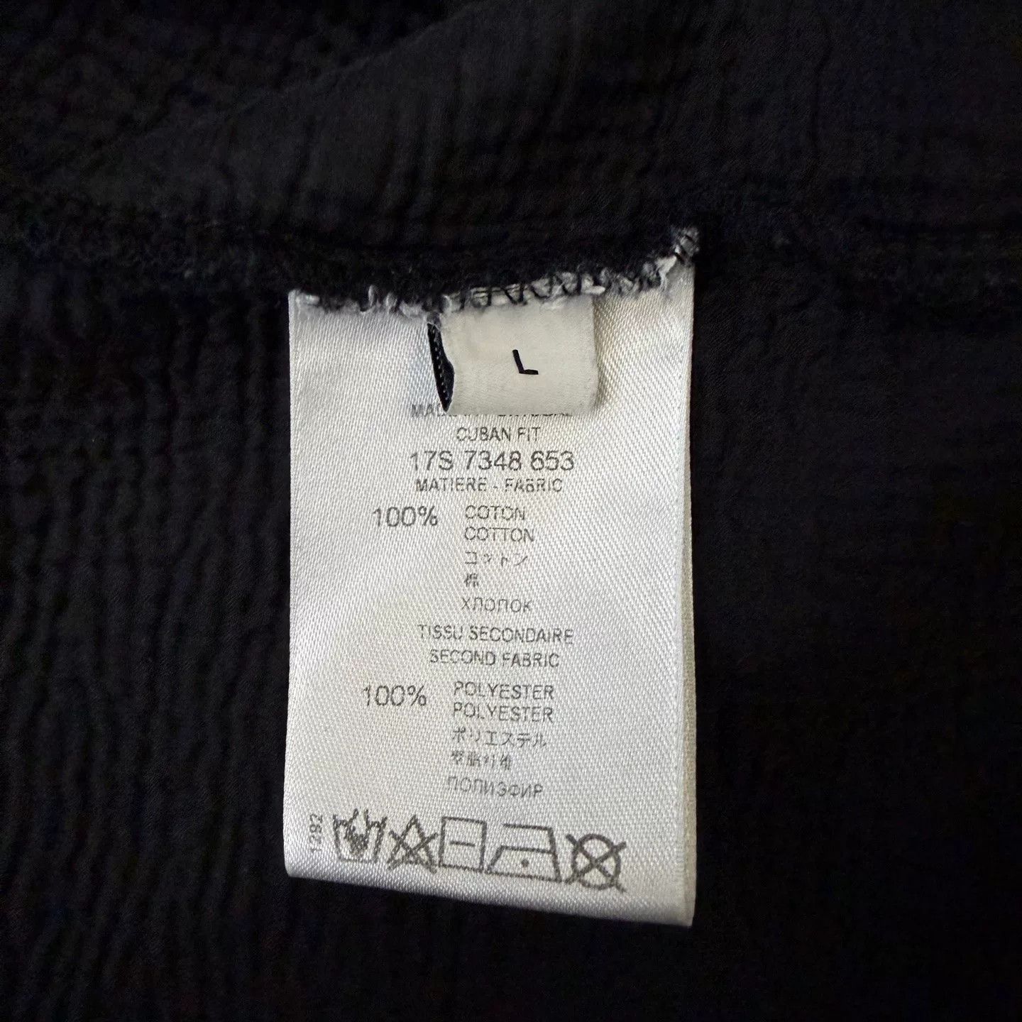 Givenchy Givenchy Black Distressed Crewneck Sweatshirt Size US L / EU 52-54 / 3 - 4 Thumbnail