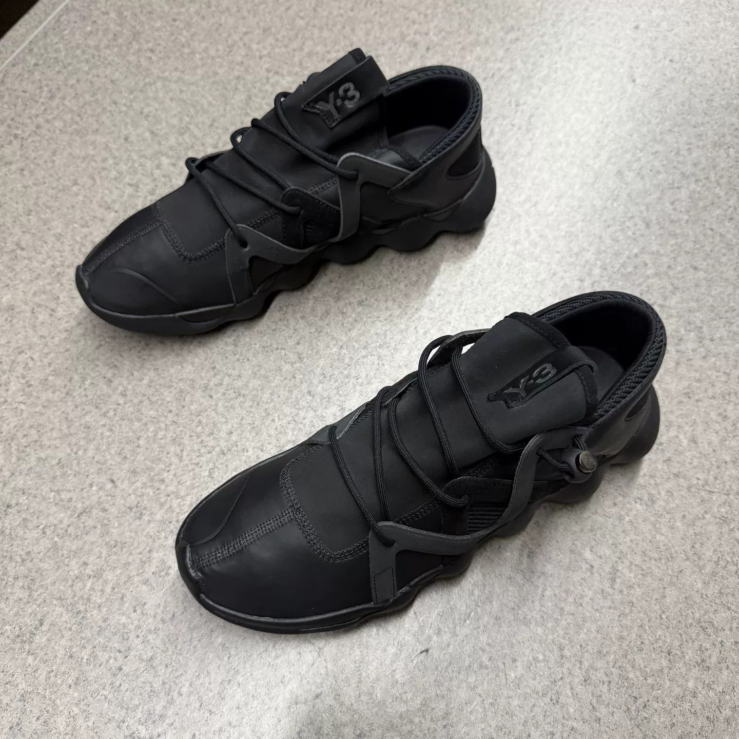 Y-3 Y-3 Yohji Yamamoto Black Sneakers Size US 12 / EU 45 - 5 Thumbnail